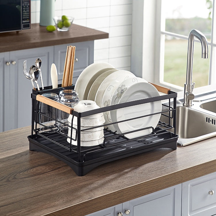 Dish Rack Single Layer Black - Main Image