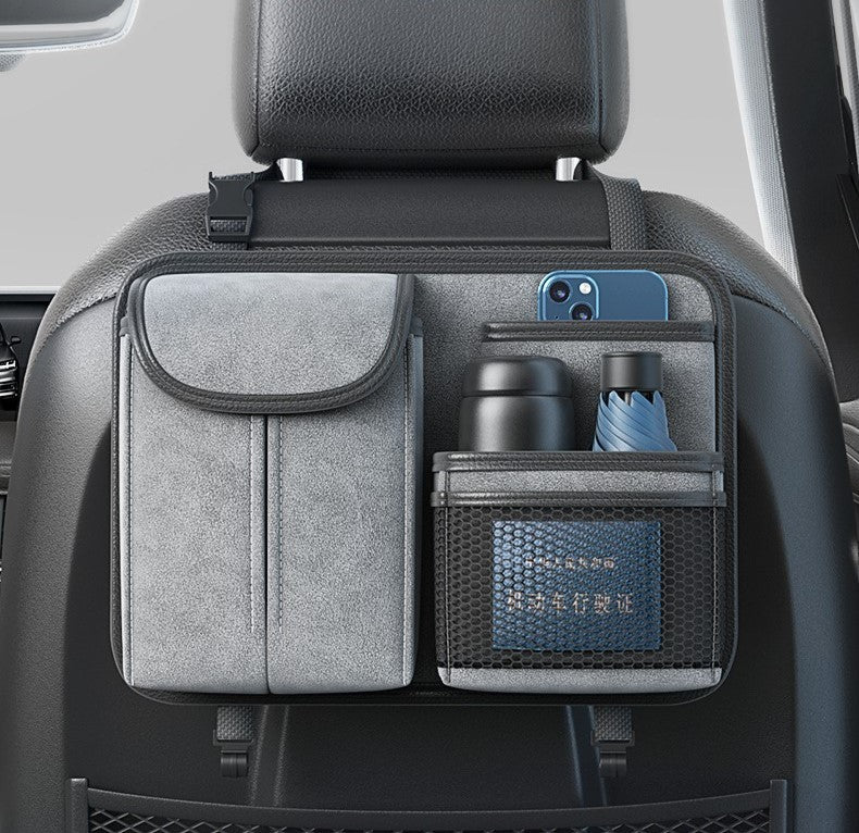 Car Back Seat Organizer - Grey