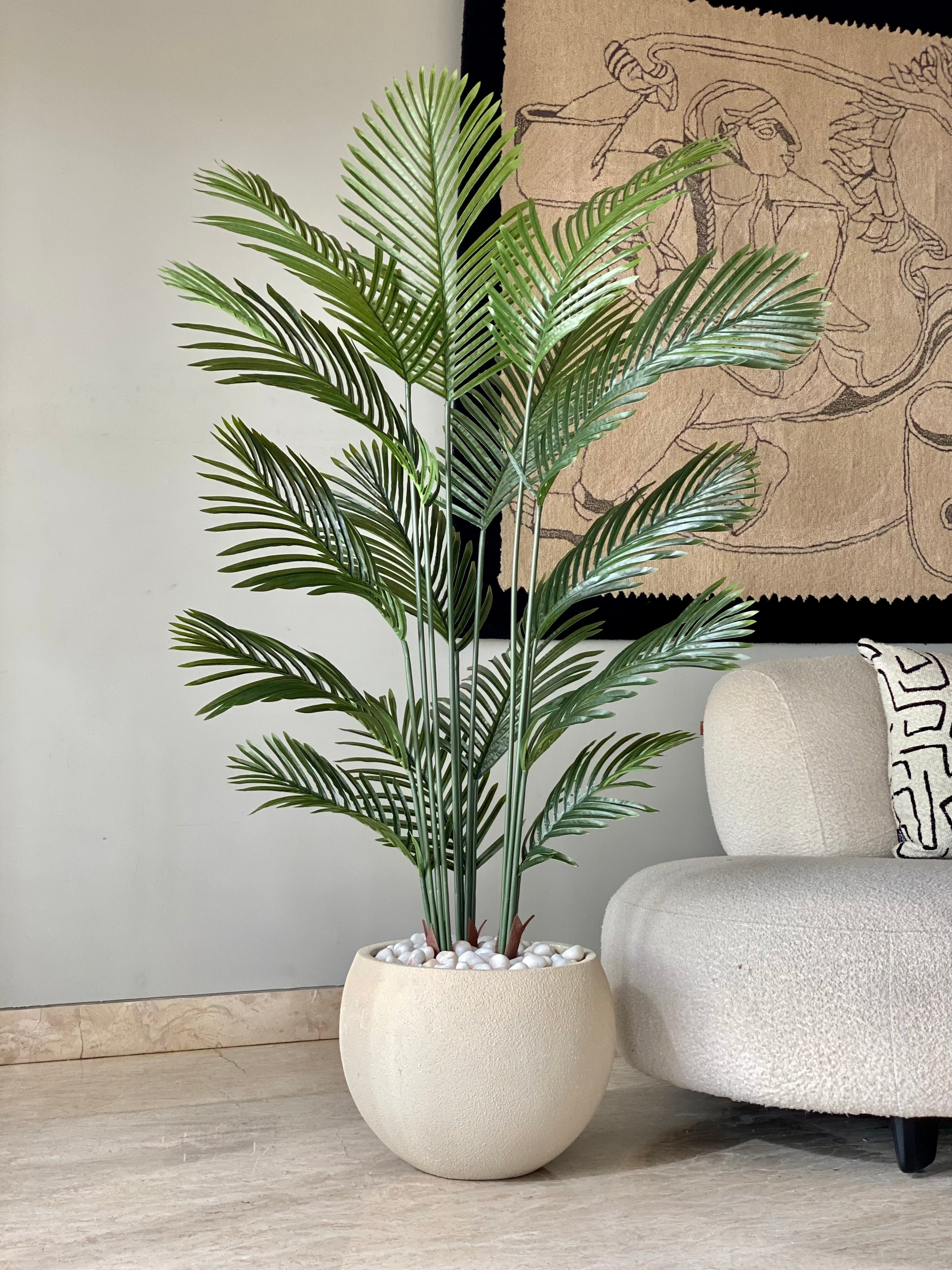 Artificial Lush Green Areca Palm - 5 Feet