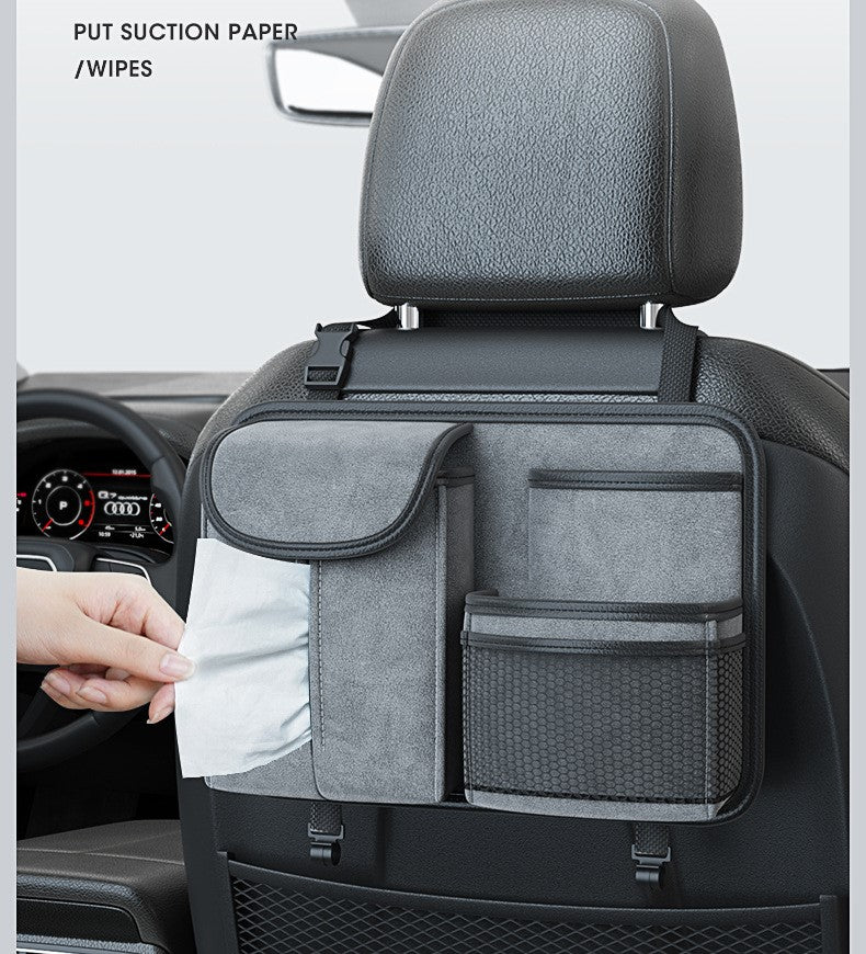 Car Back Seat Organizer - Grey