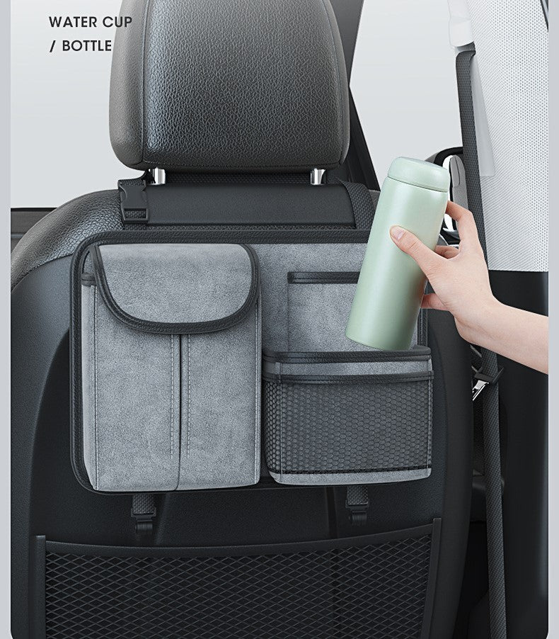 Car Back Seat Organizer - Grey