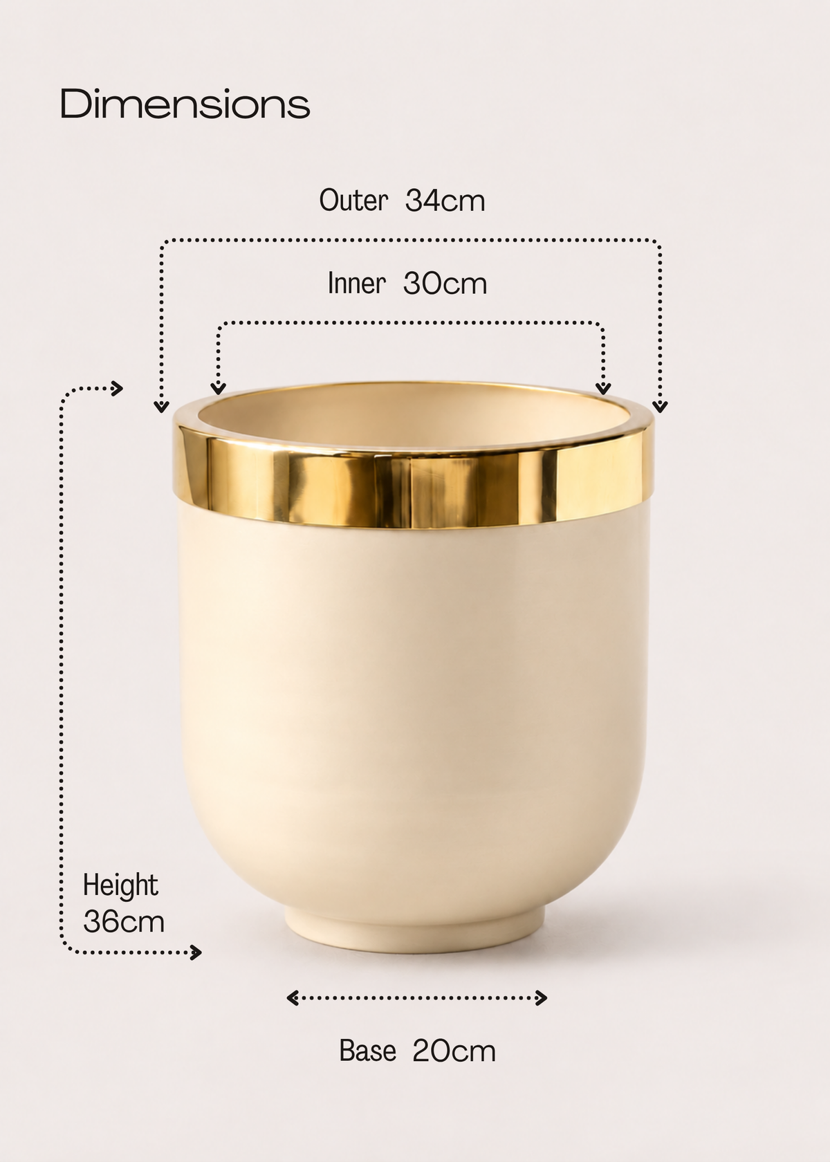 Minsk Planters - Beige
