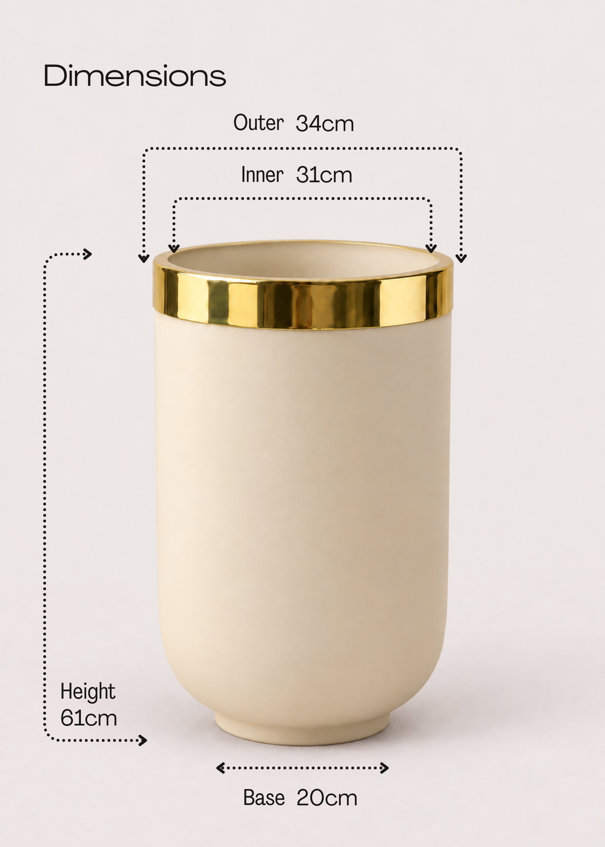 Minsk Planters - Beige