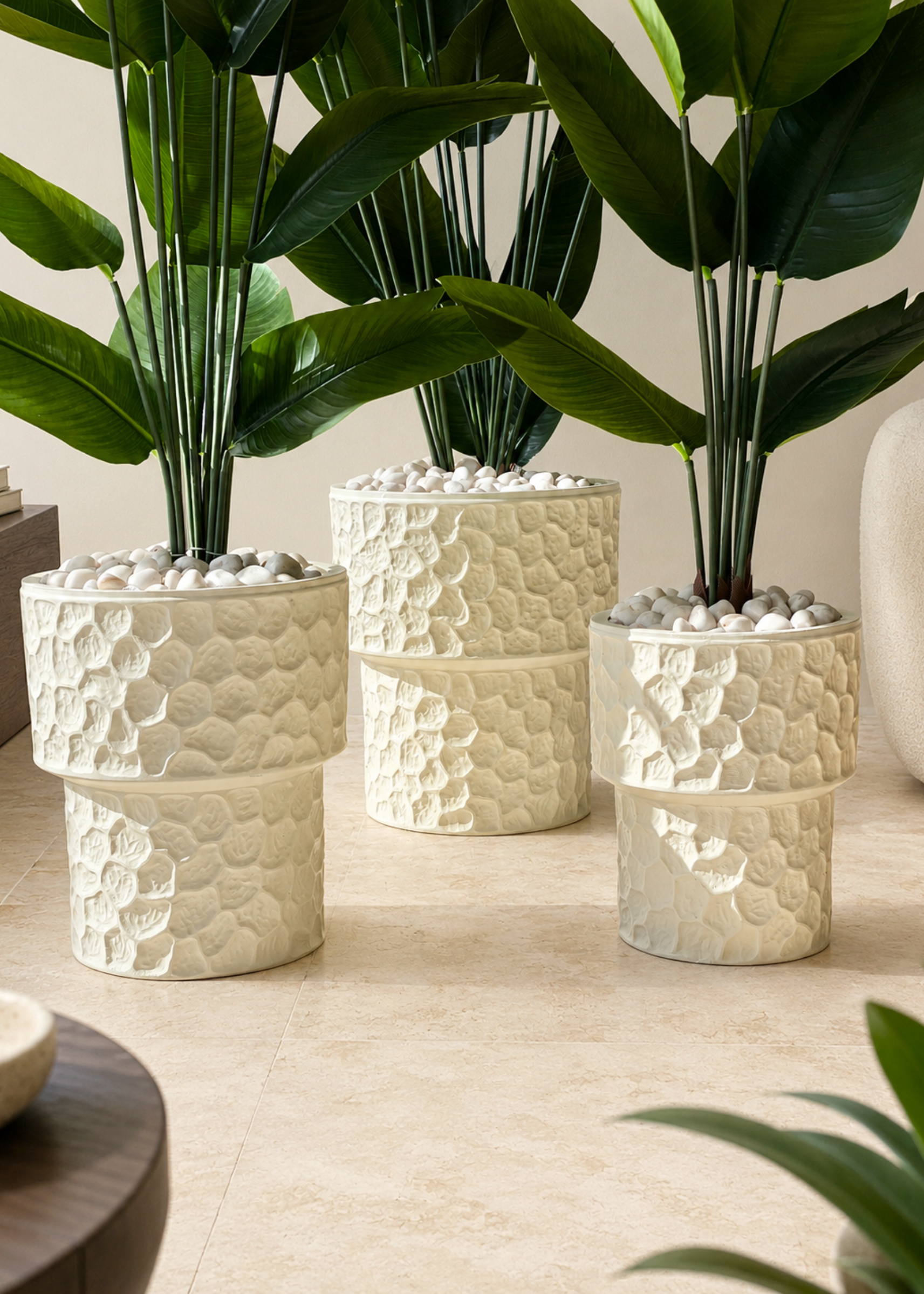 Monet Planters - Ivory