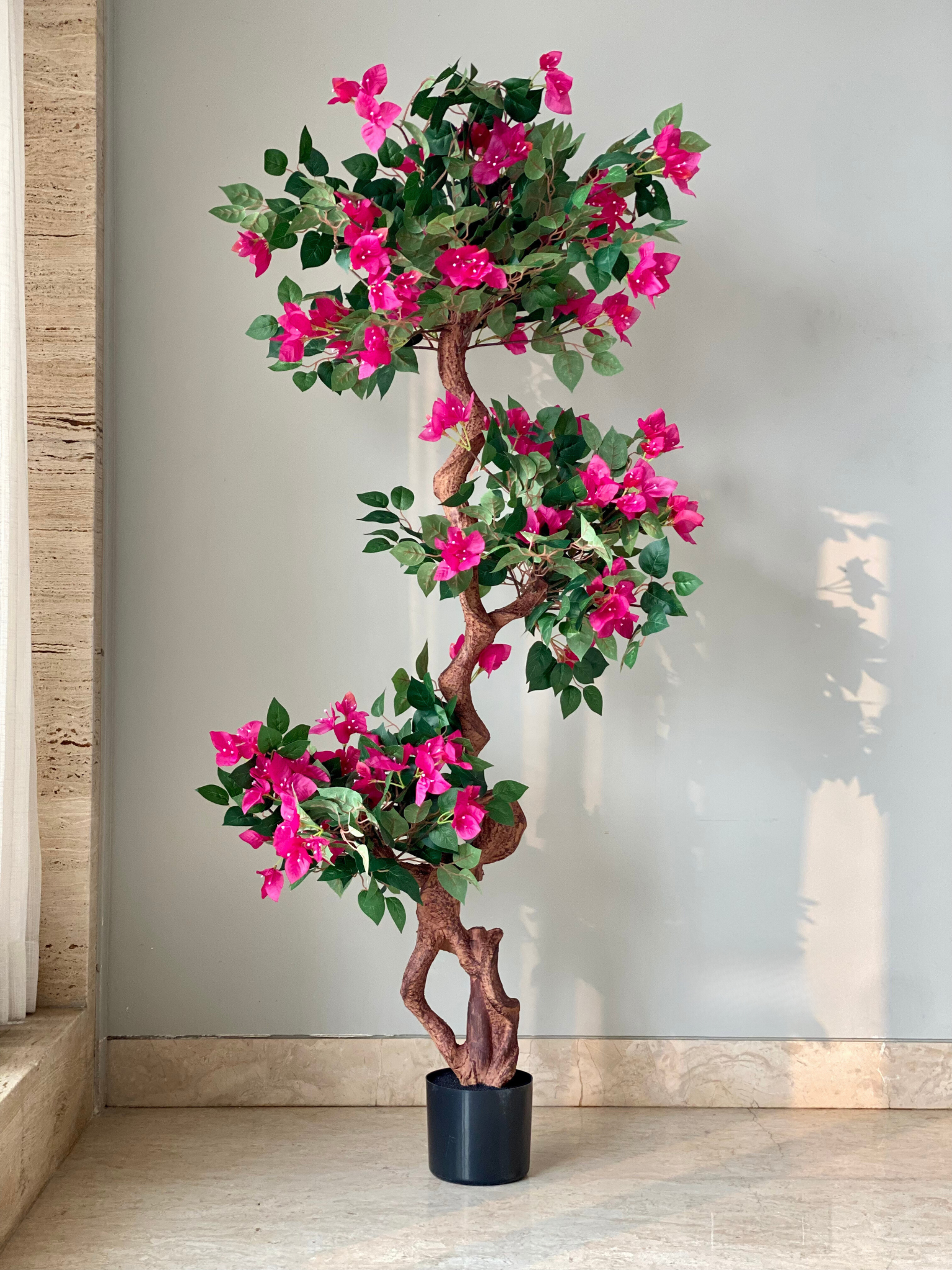 Artificial Twisted Bougainvillea Tree - 5 Feet