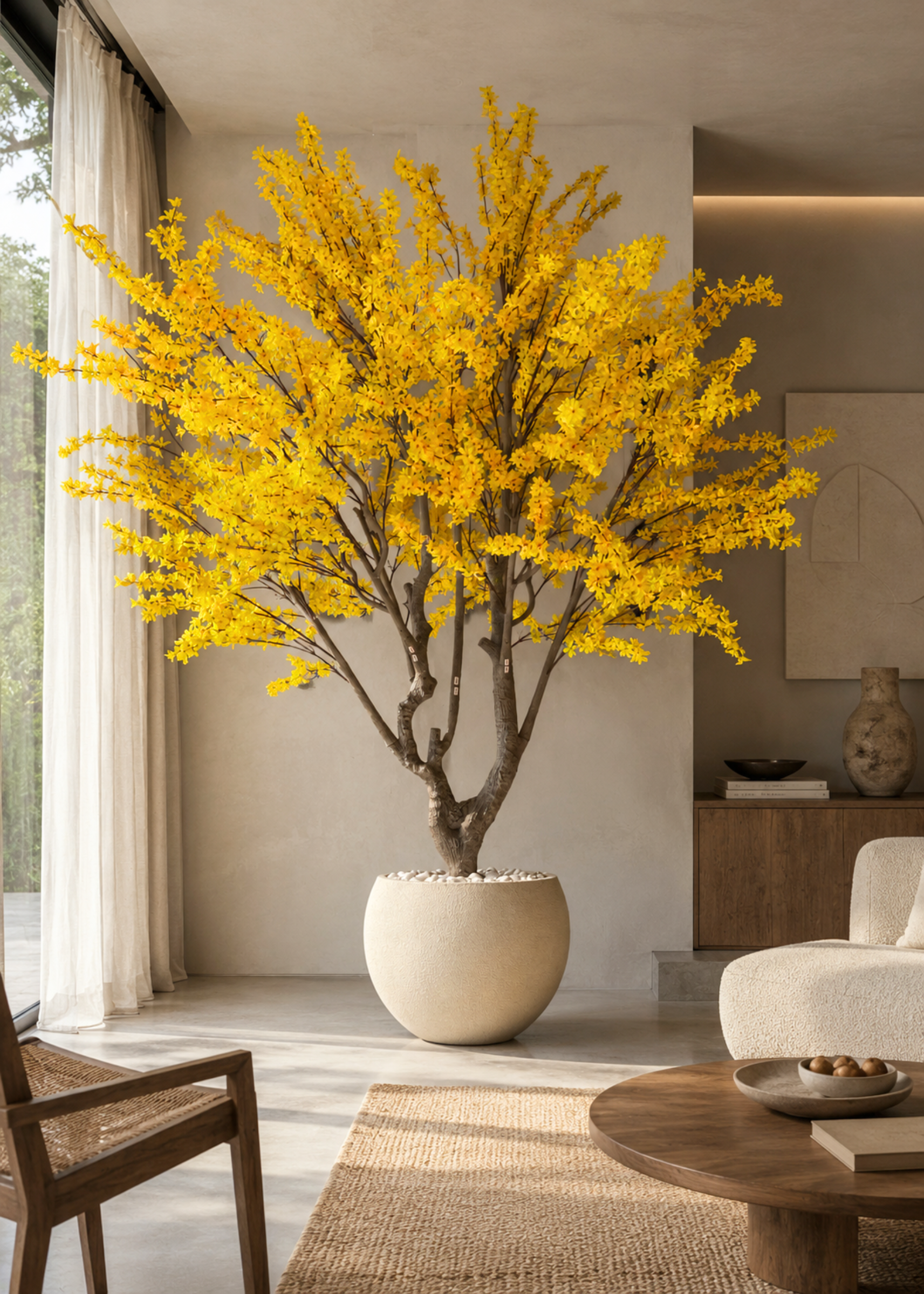 Artificial Spring Jasmine Plant- 8 Feet