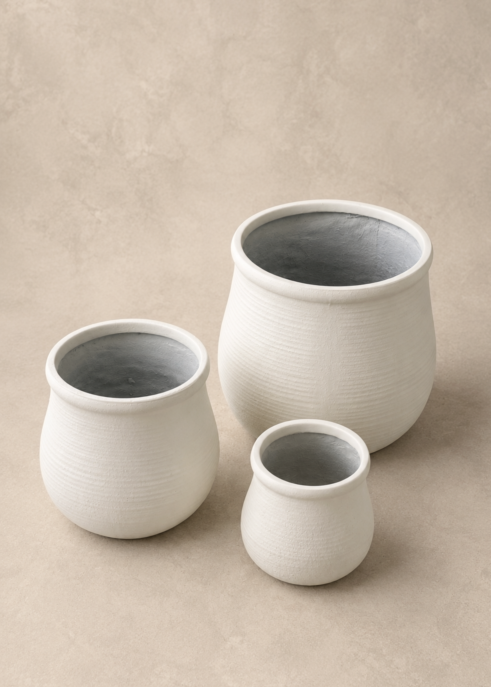 Garden Muse Planters - Ivory