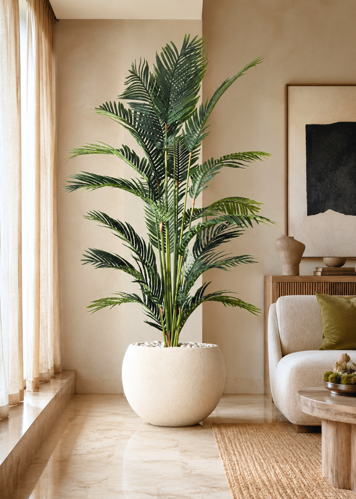 Artificial Areca Palm Plant - 7 Feet