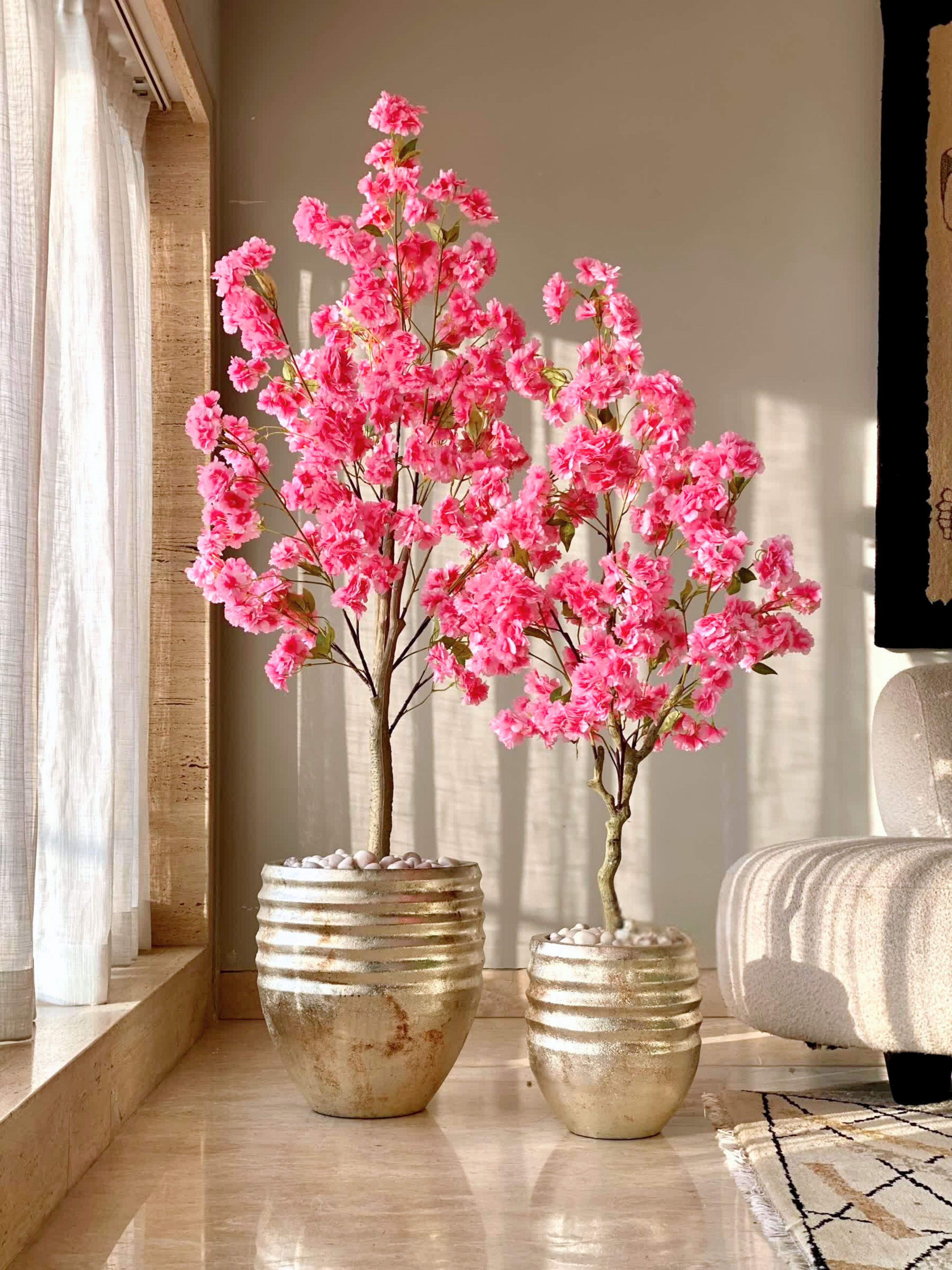 Artificial Sakura Cherry Blossom Plant - 4 Feet