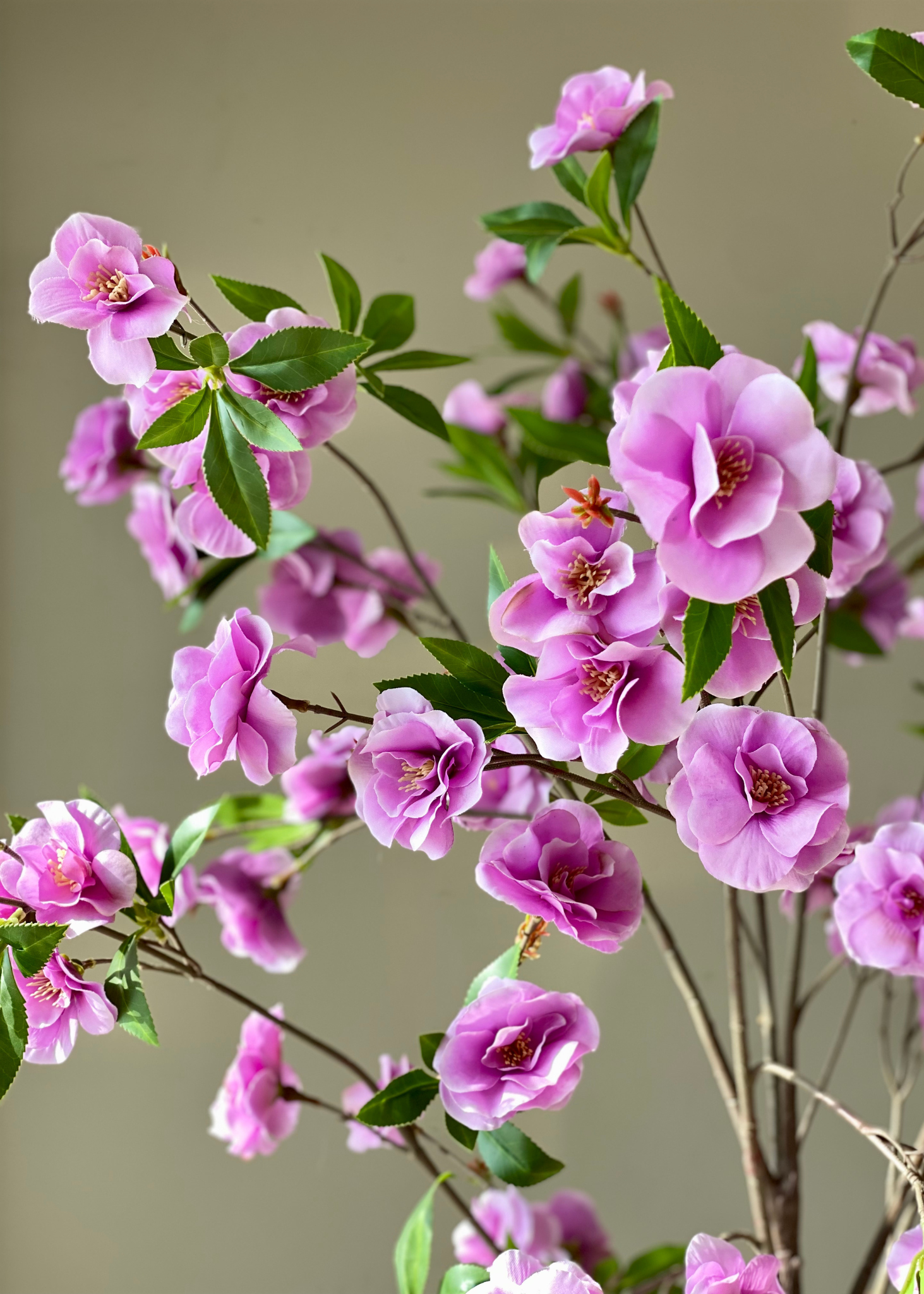 Artificial Hibiscus Plant - 5 Feet