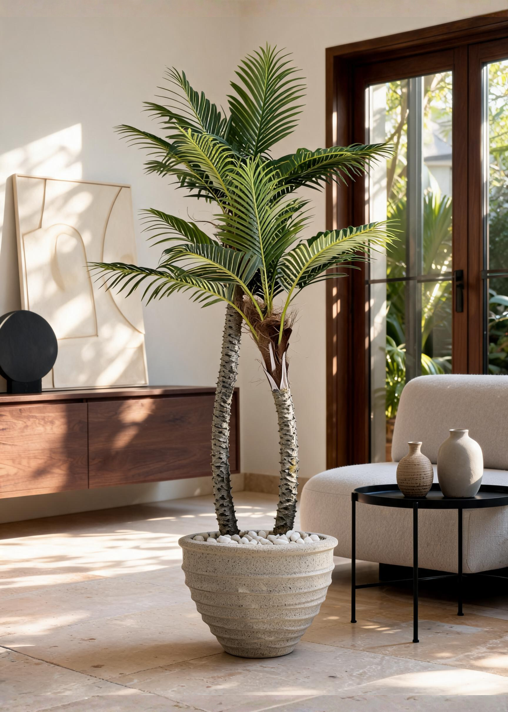 Artificial Tropical Palm Plant - 6 Feet
