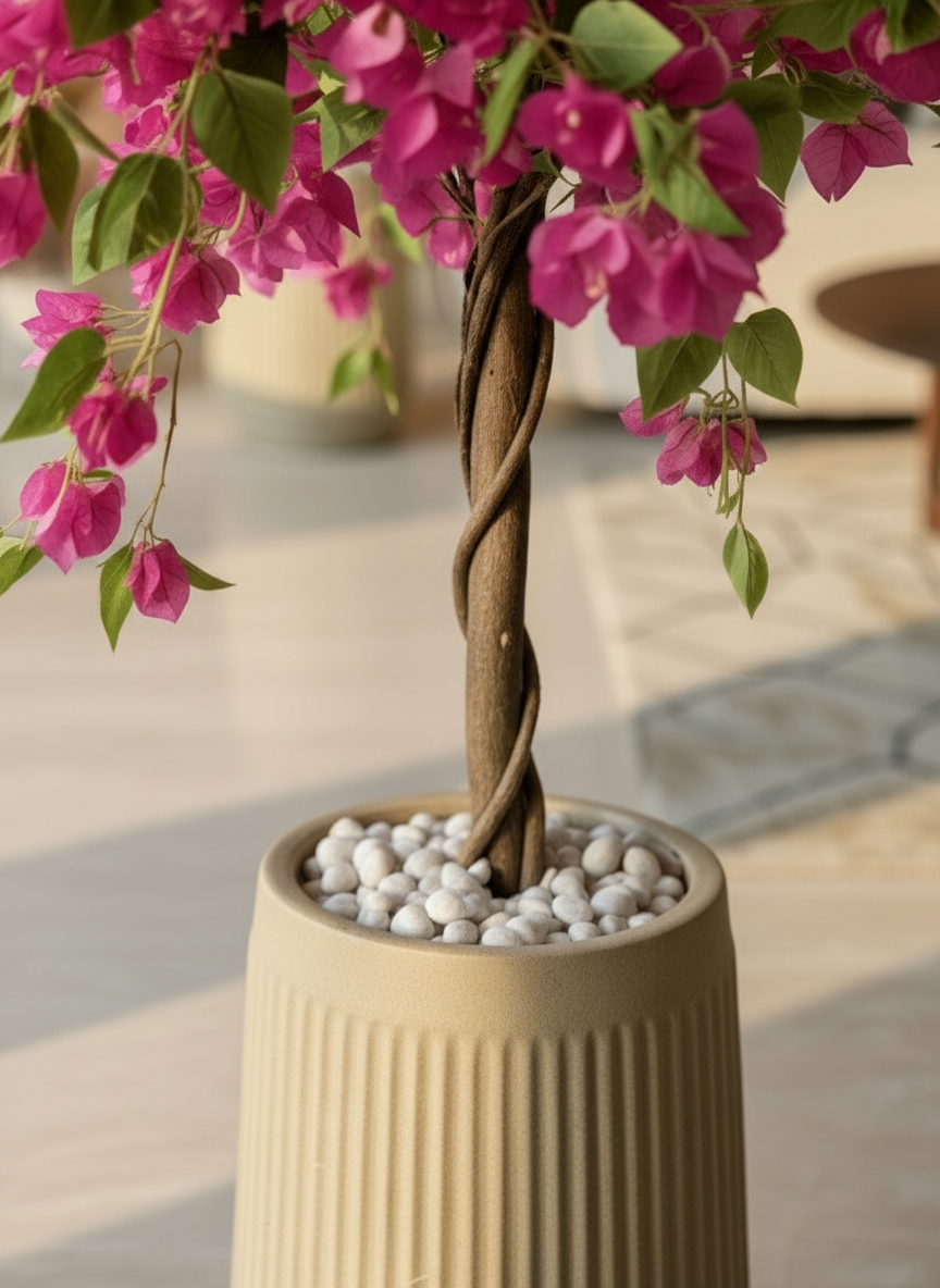 Artificial Purple Bougainvillea Plant - 3 Feet