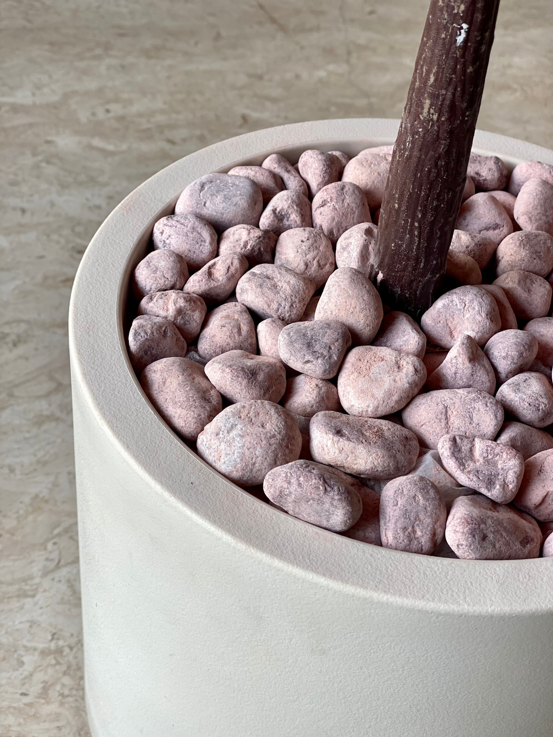 Pink Granite Pebbles - Pack of 2