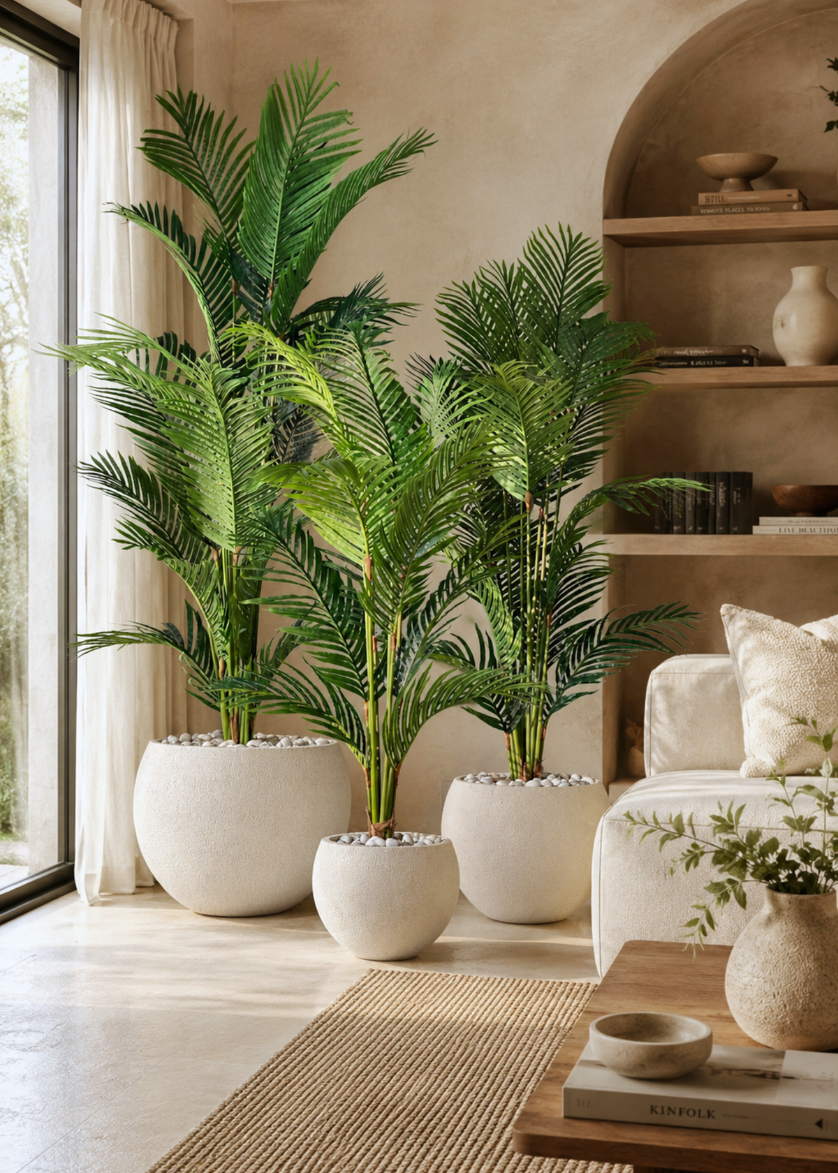 Artificial Areca Palm Plant - 7 Feet