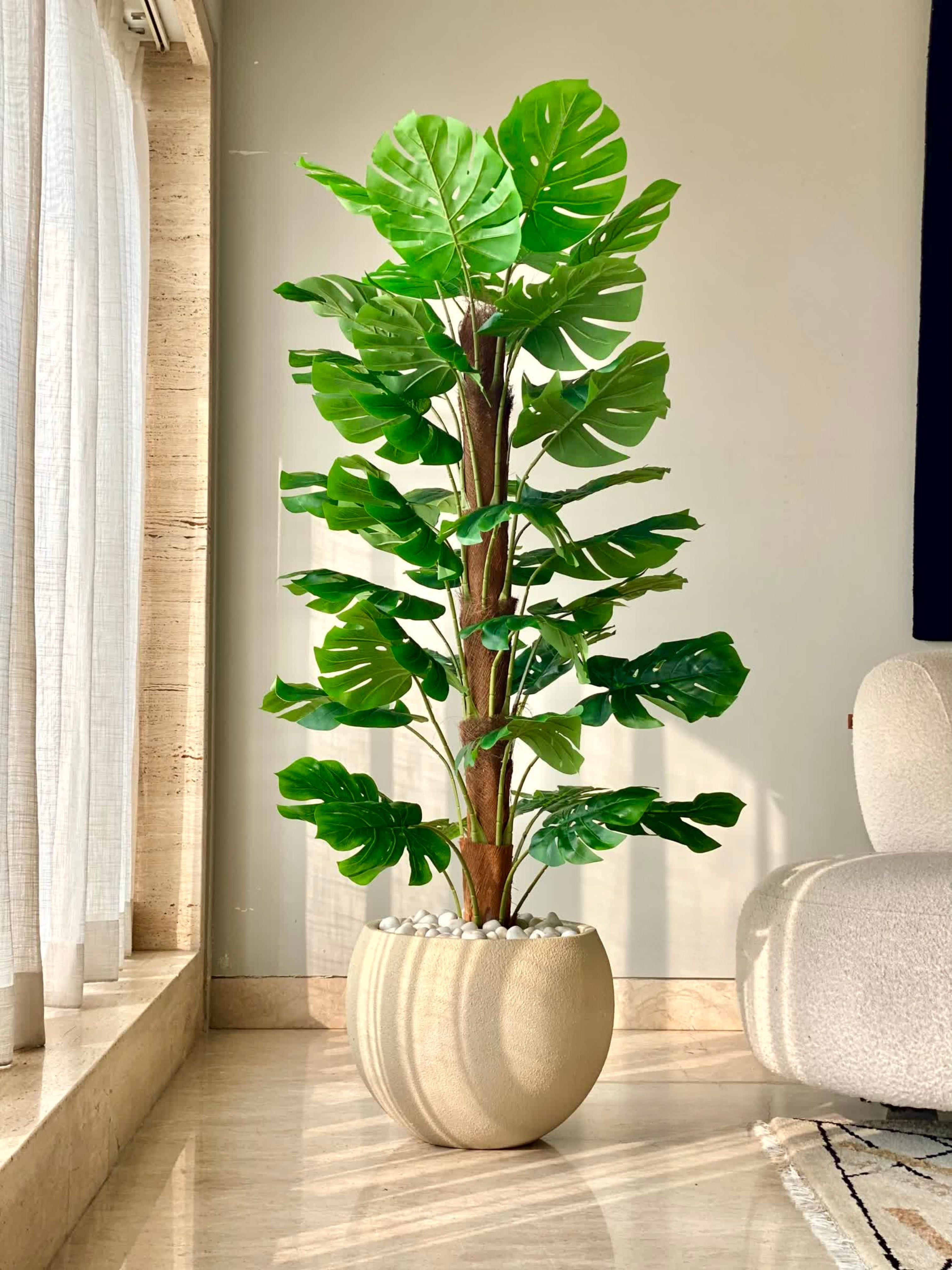 Artificial Monstera Muse Plant - 5 Feet