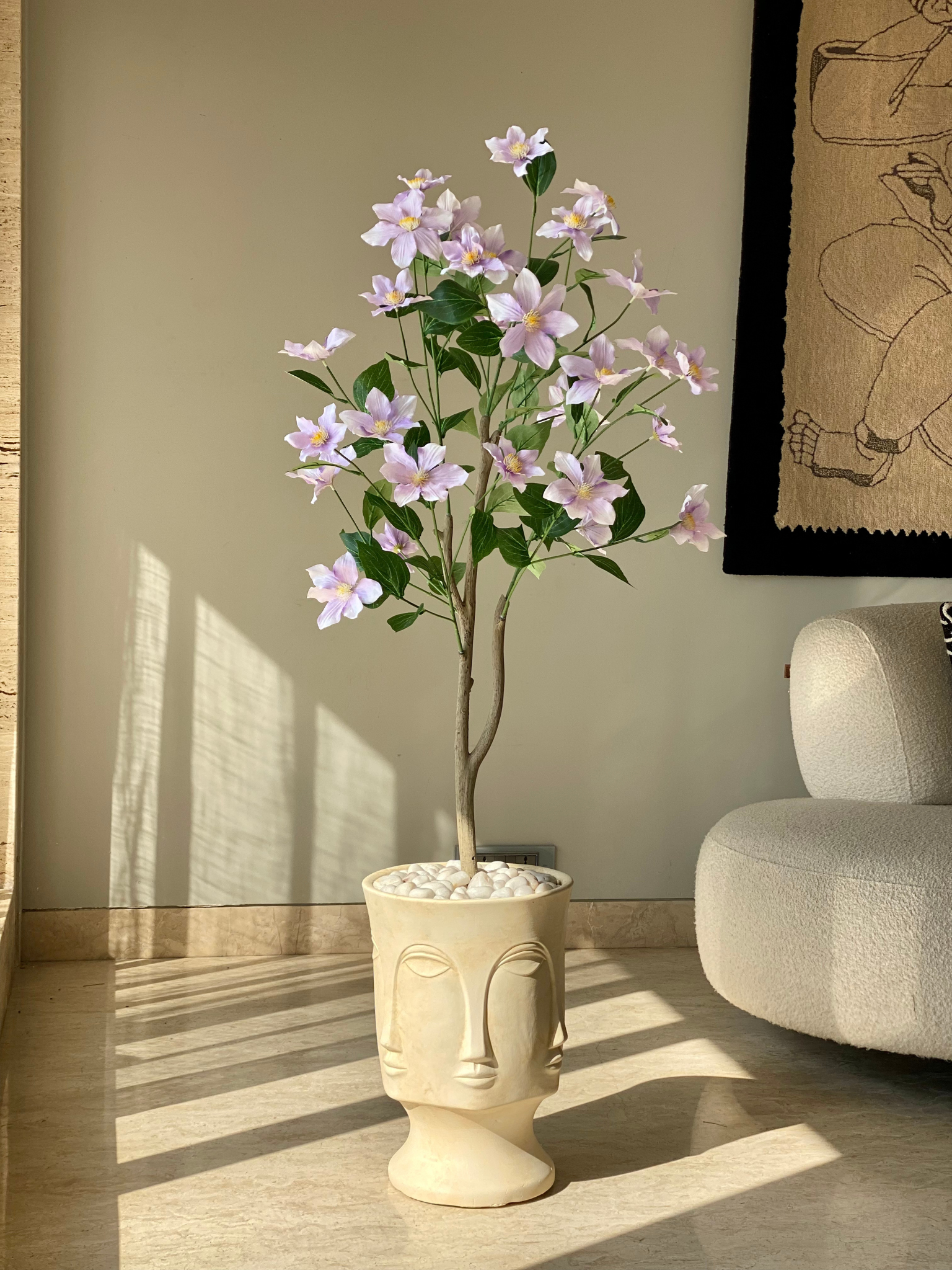 Artificial Clematis Plant - 4 Feet