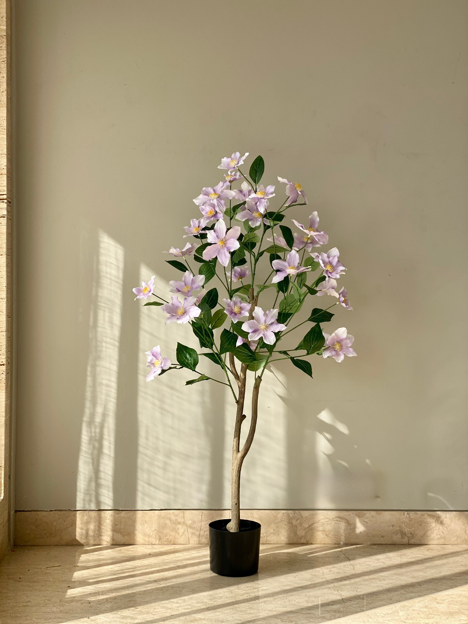 Artificial Clematis Plant - 4 Feet
