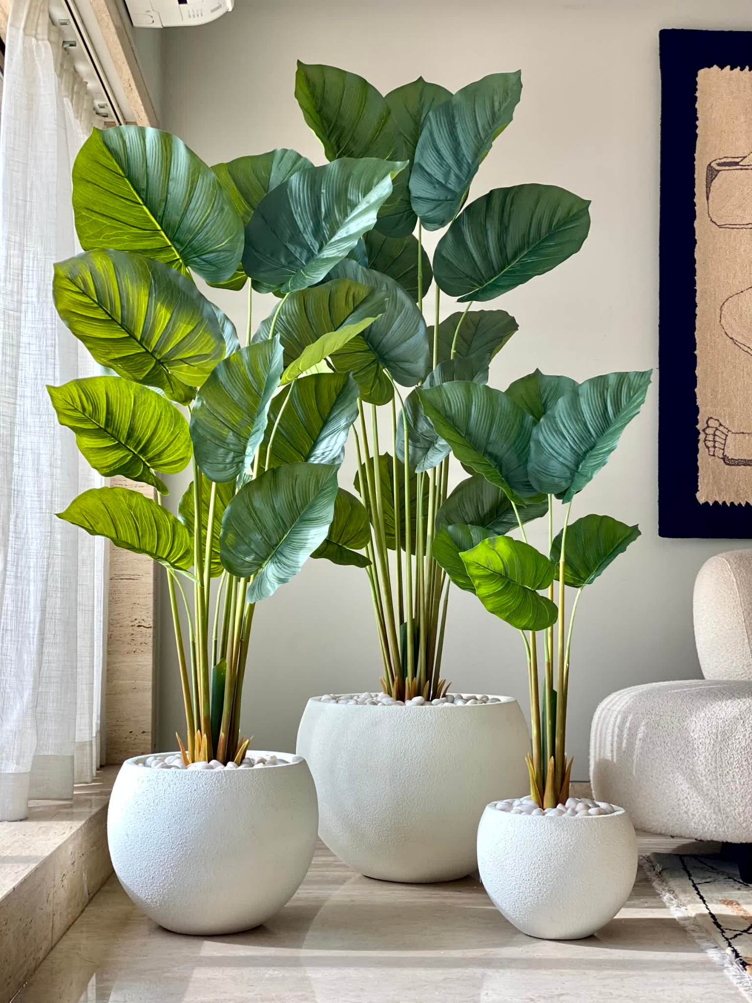 Artificial Evergreen Pothos Plant - 5.5 Feet