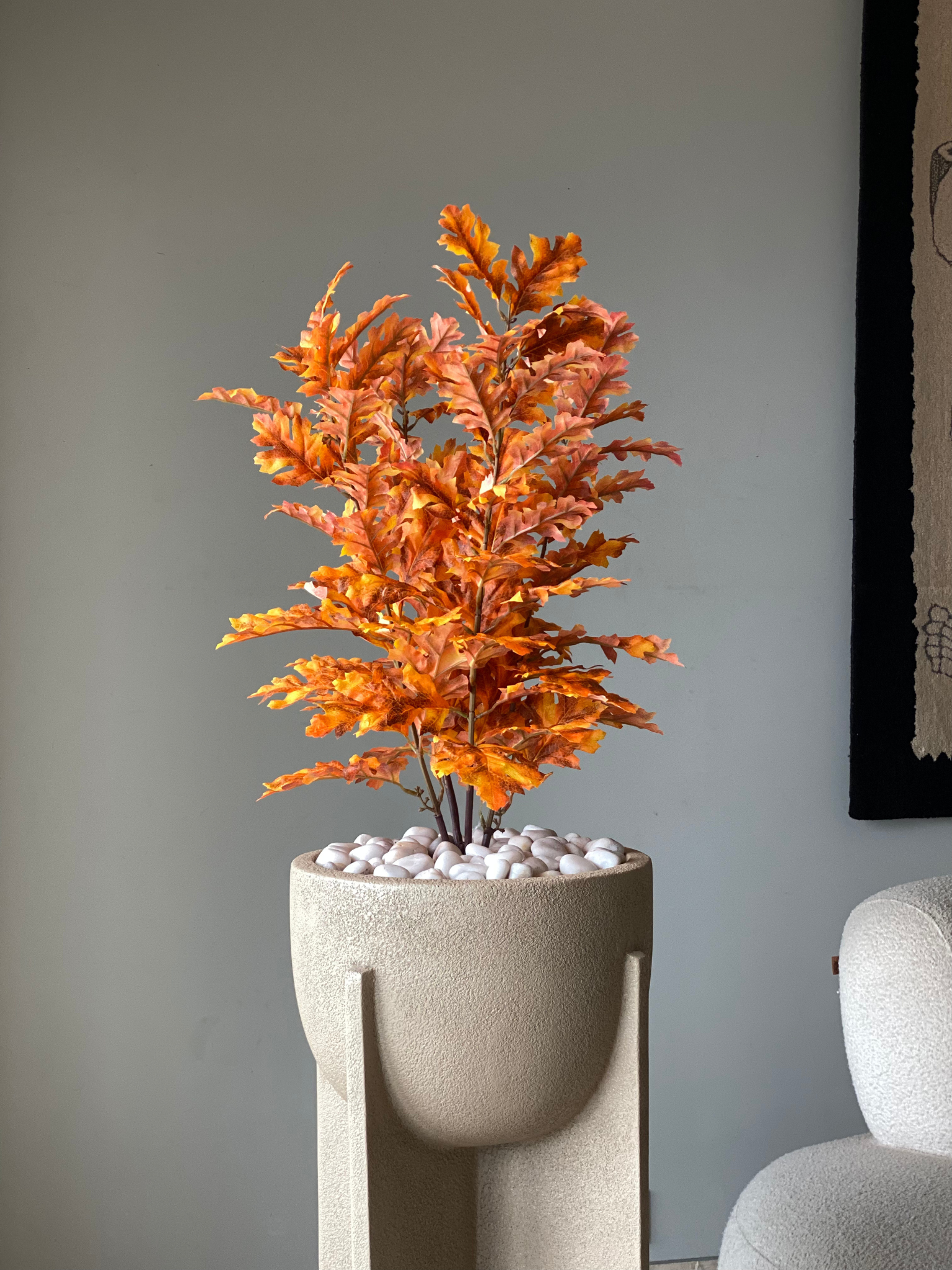 Artificial Autumn Maple Plant - 3 Feet