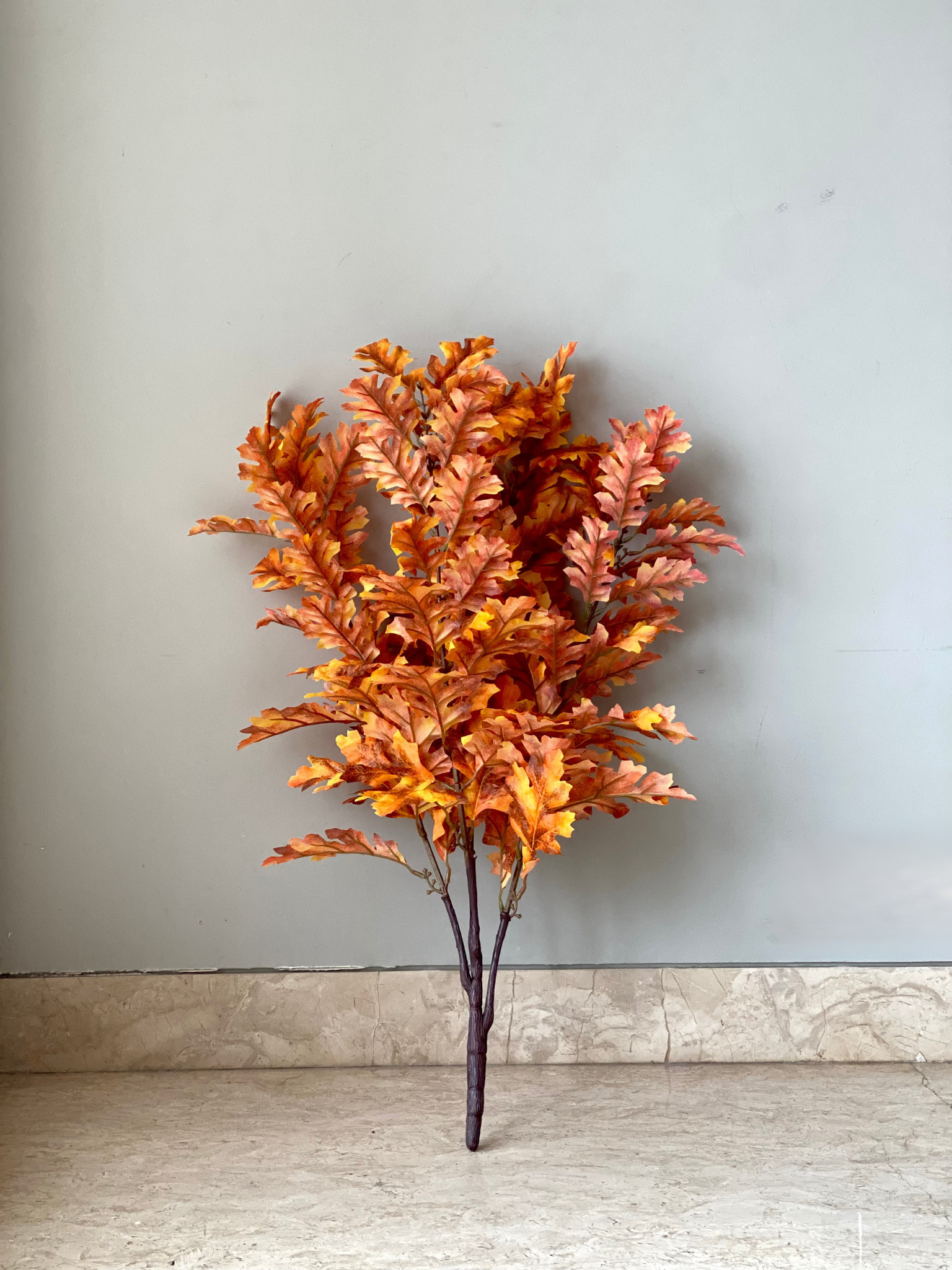 Artificial Autumn Maple Plant - 3 Feet