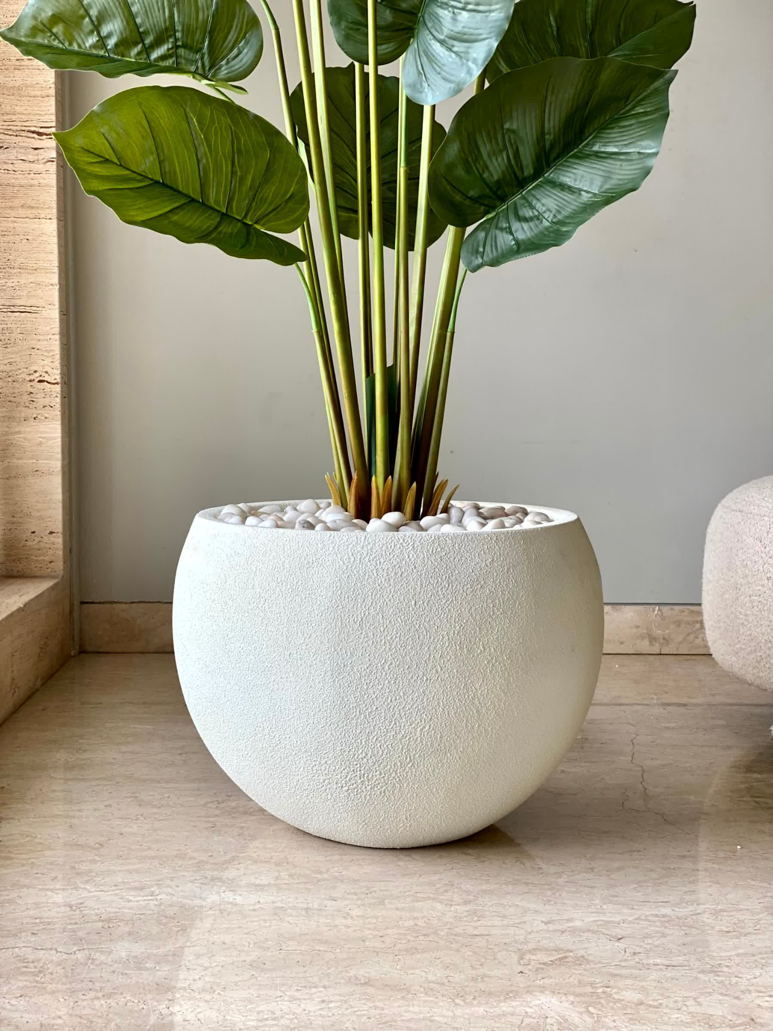 Lithos Planters - Chalk White