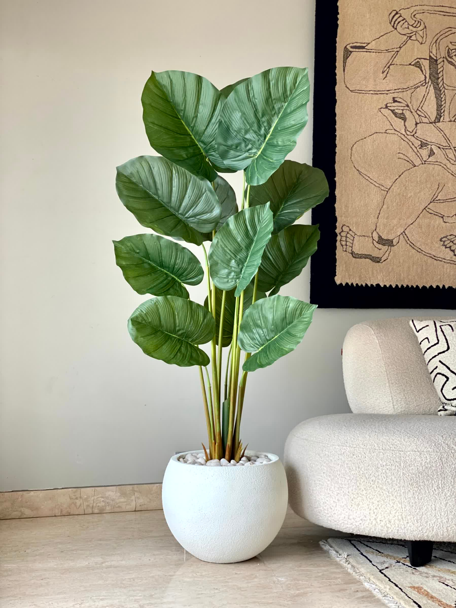 Artificial Evergreen Pothos Plant - 5 Feet