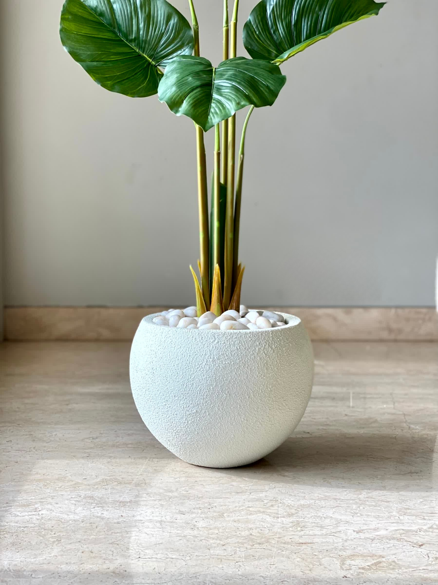 Lithos Planters - Chalk White