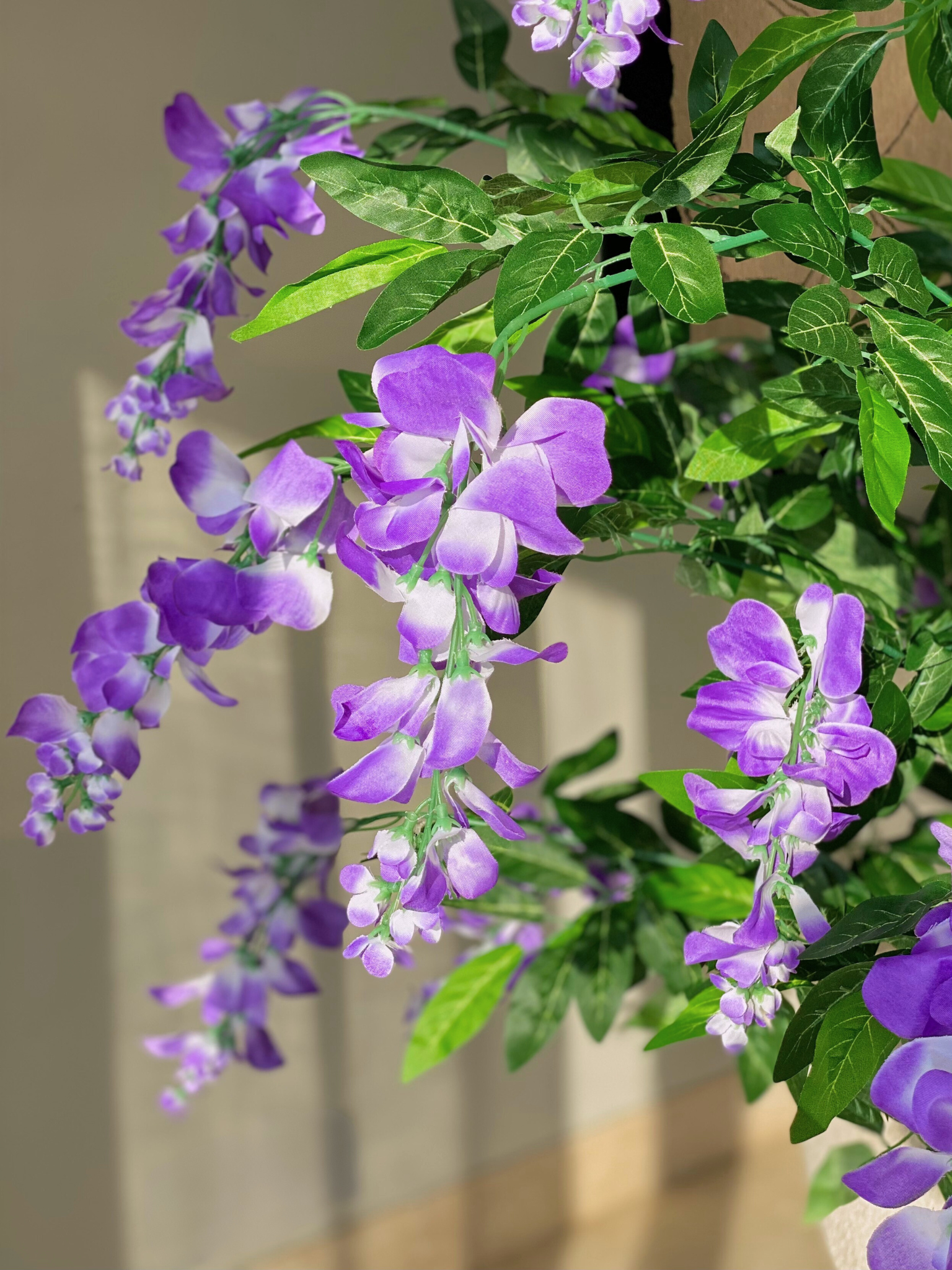 Artificial Sweet Pea Lavender Plant - 5 Feet