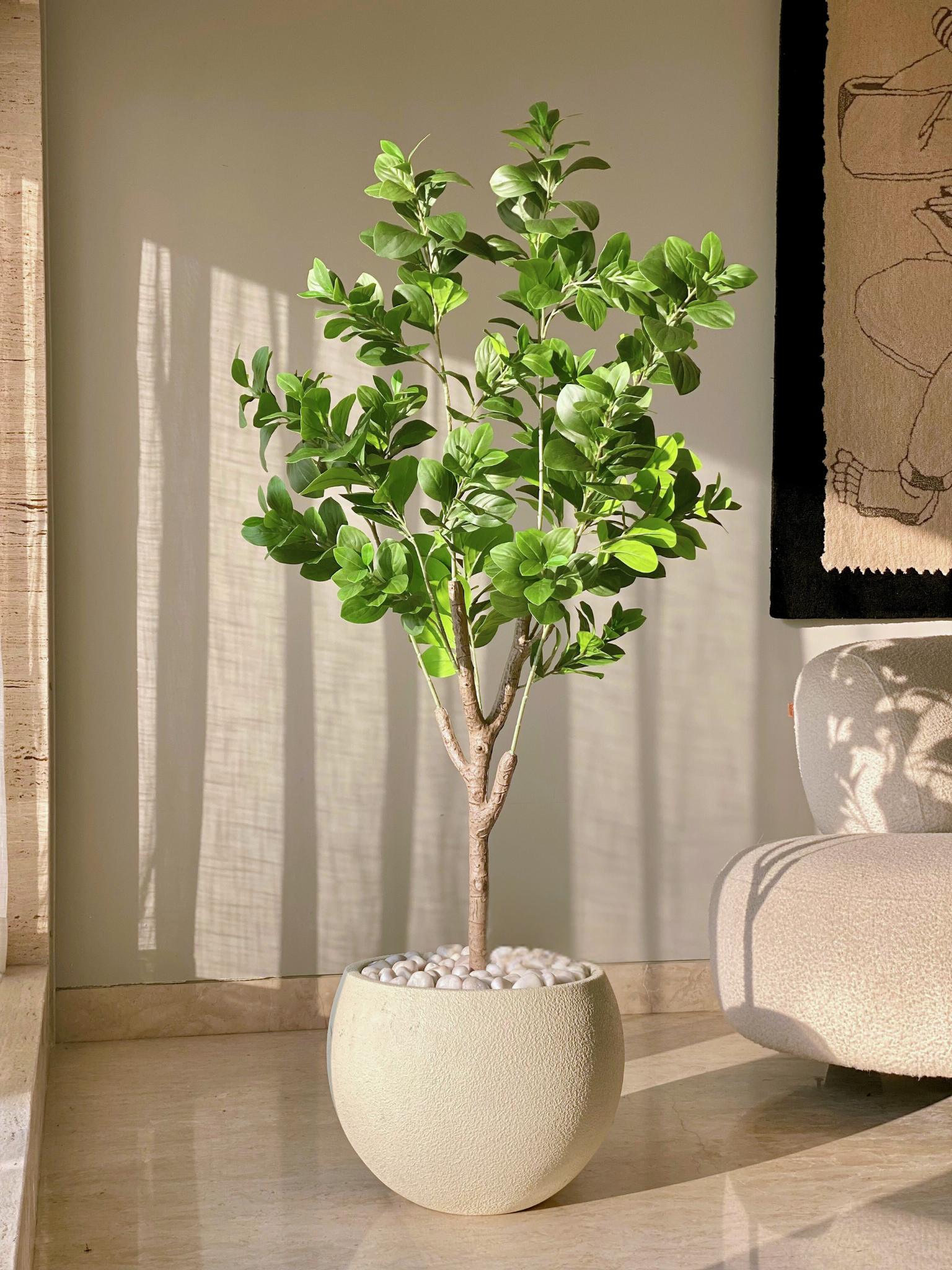 Artificial Dense Peperomia Plant - 5 Feet