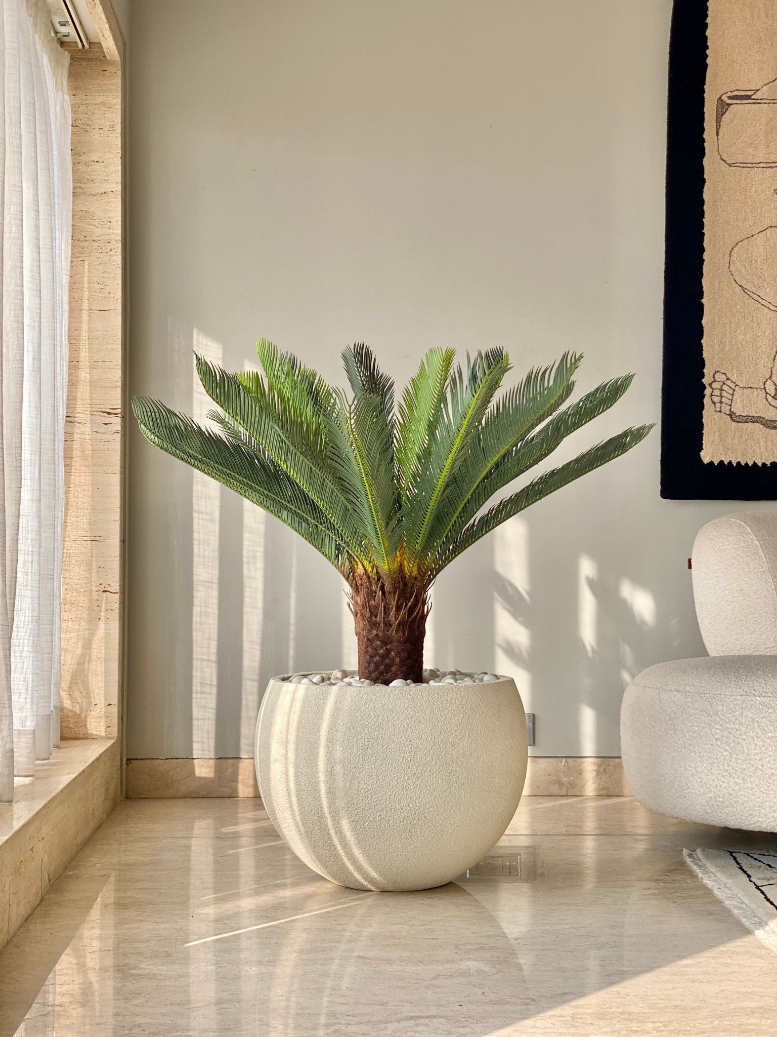 Artificial Cycas Plant - 3.5 Feet