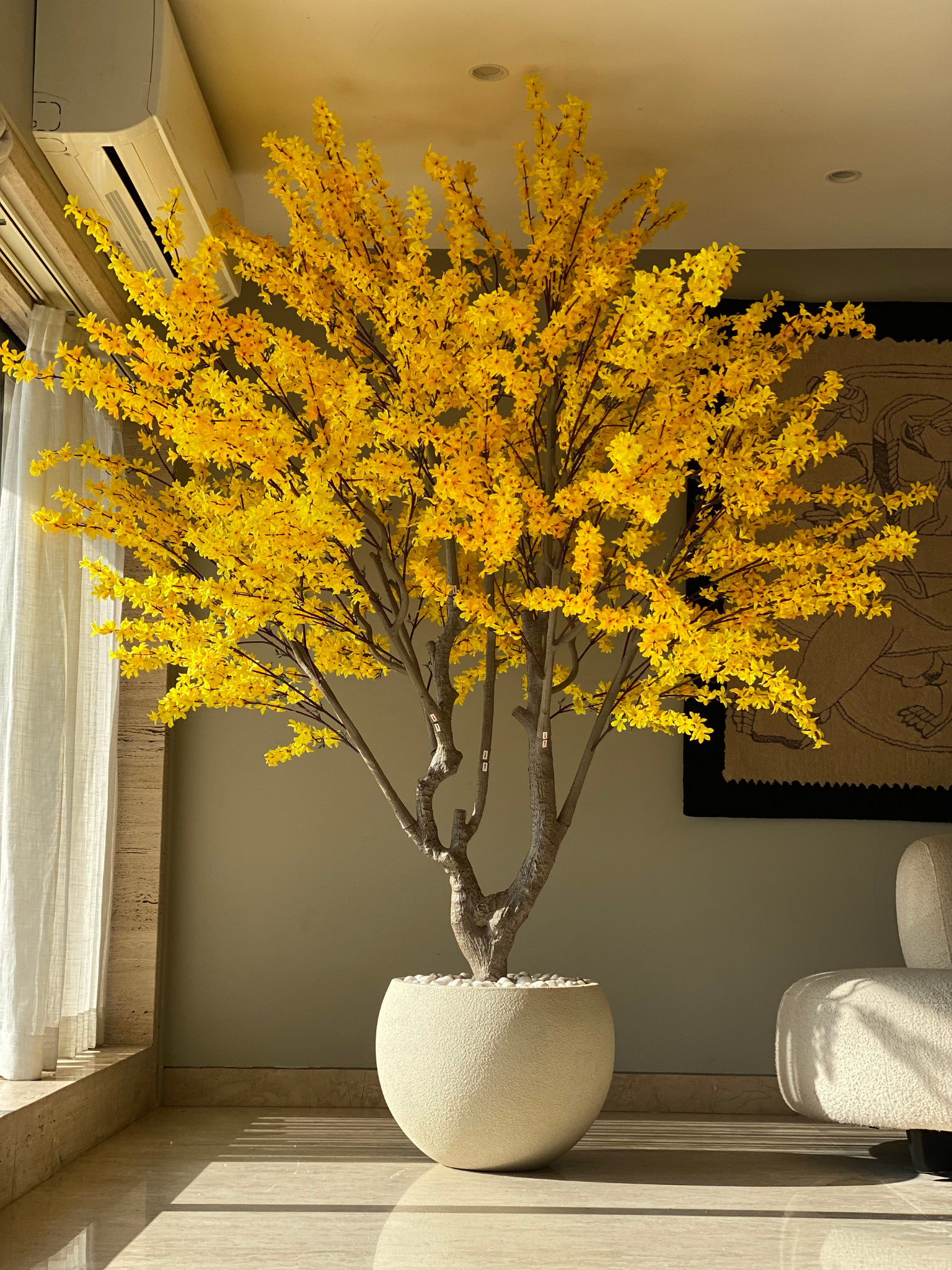 Artificial Spring Jasmine Plant- 8 Feet