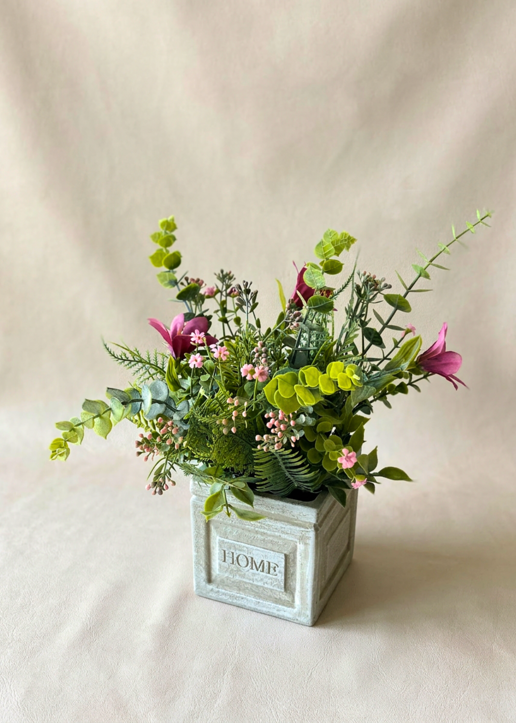Artificial Lily Meadow Plant - Pink