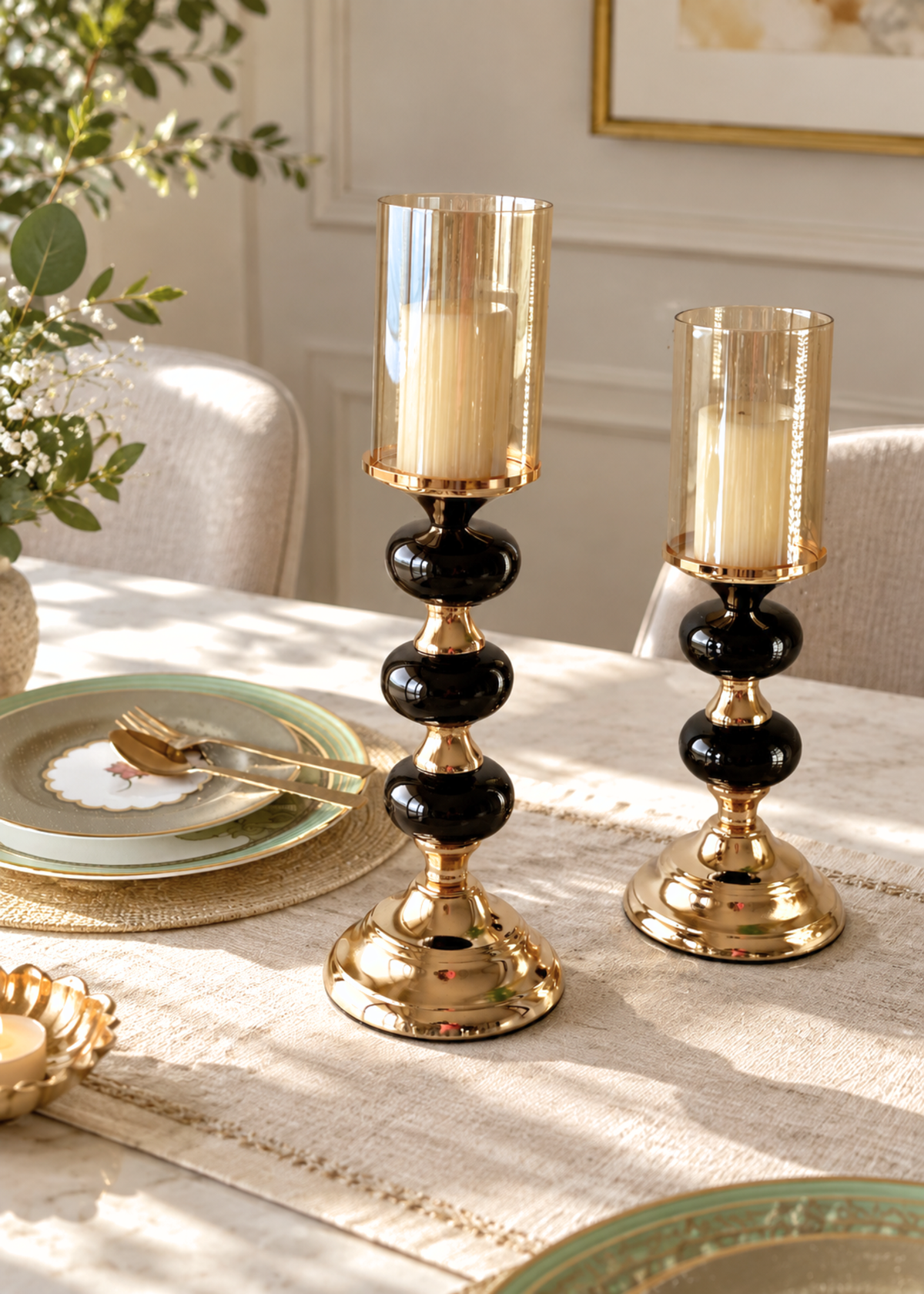 Mystic Large Candle Stand (Black)
