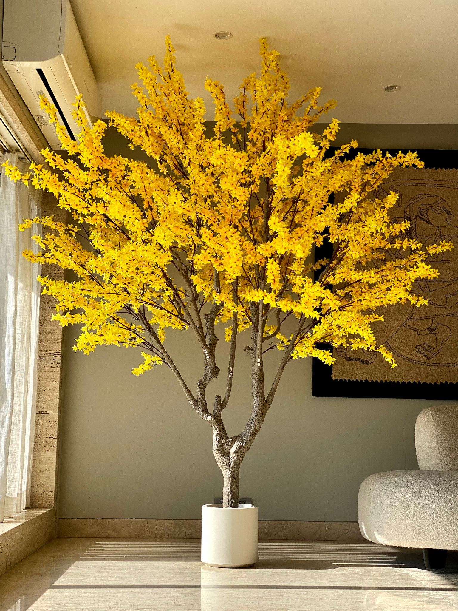 Artificial Spring Jasmine Plant- 8 Feet