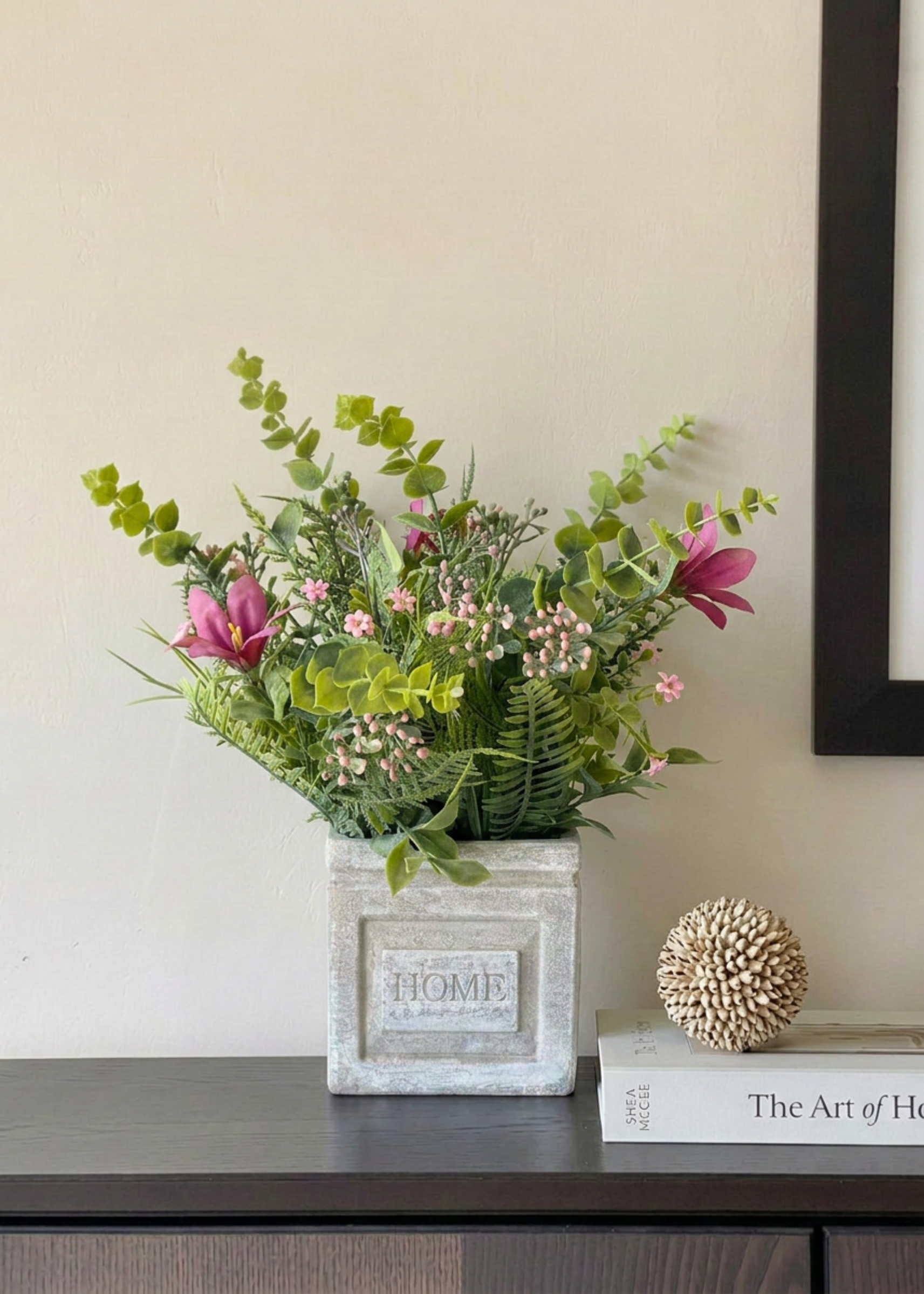 Artificial Lily Meadow Plant - Pink