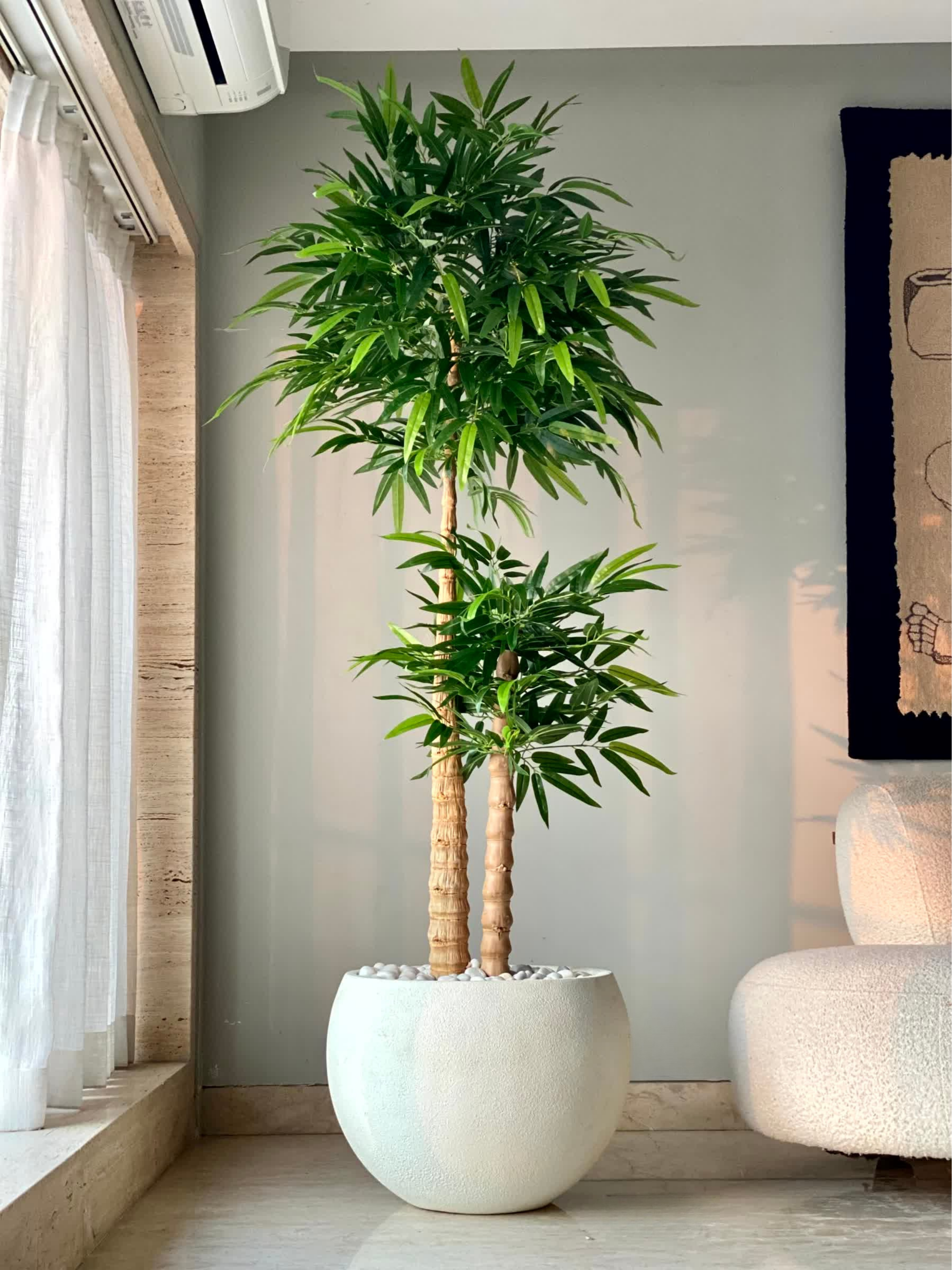 Artificial Timber Bamboo Plant - 7 Feet
