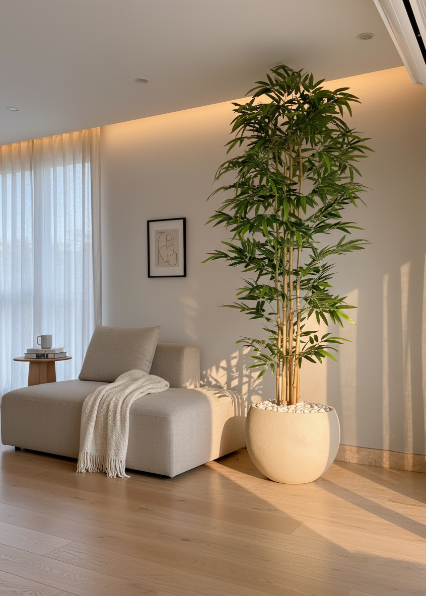 Artificial Bamboo Bliss Plant - 8 Feet