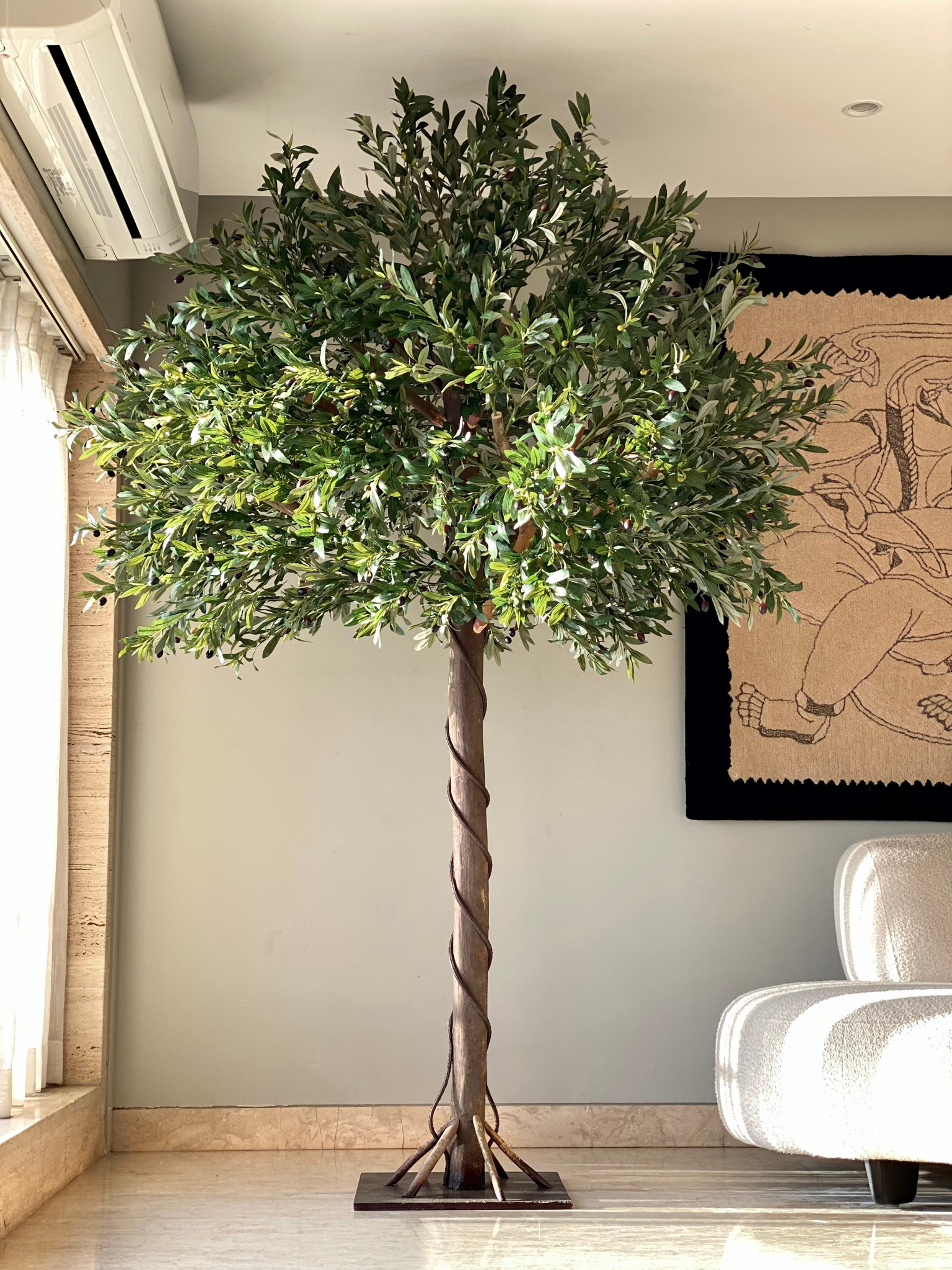 Artificial Olive Plant - 8.5 Feet