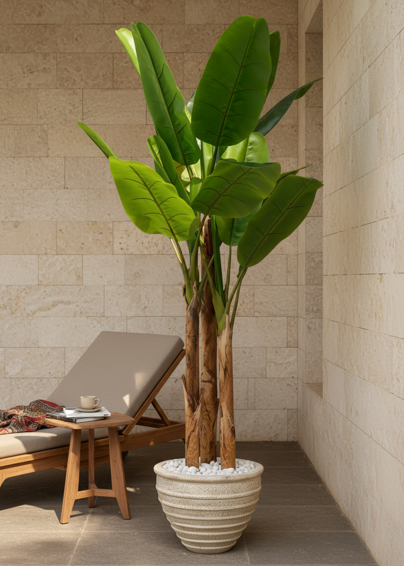 Artificial Giant Banana Plant - 8 Feet