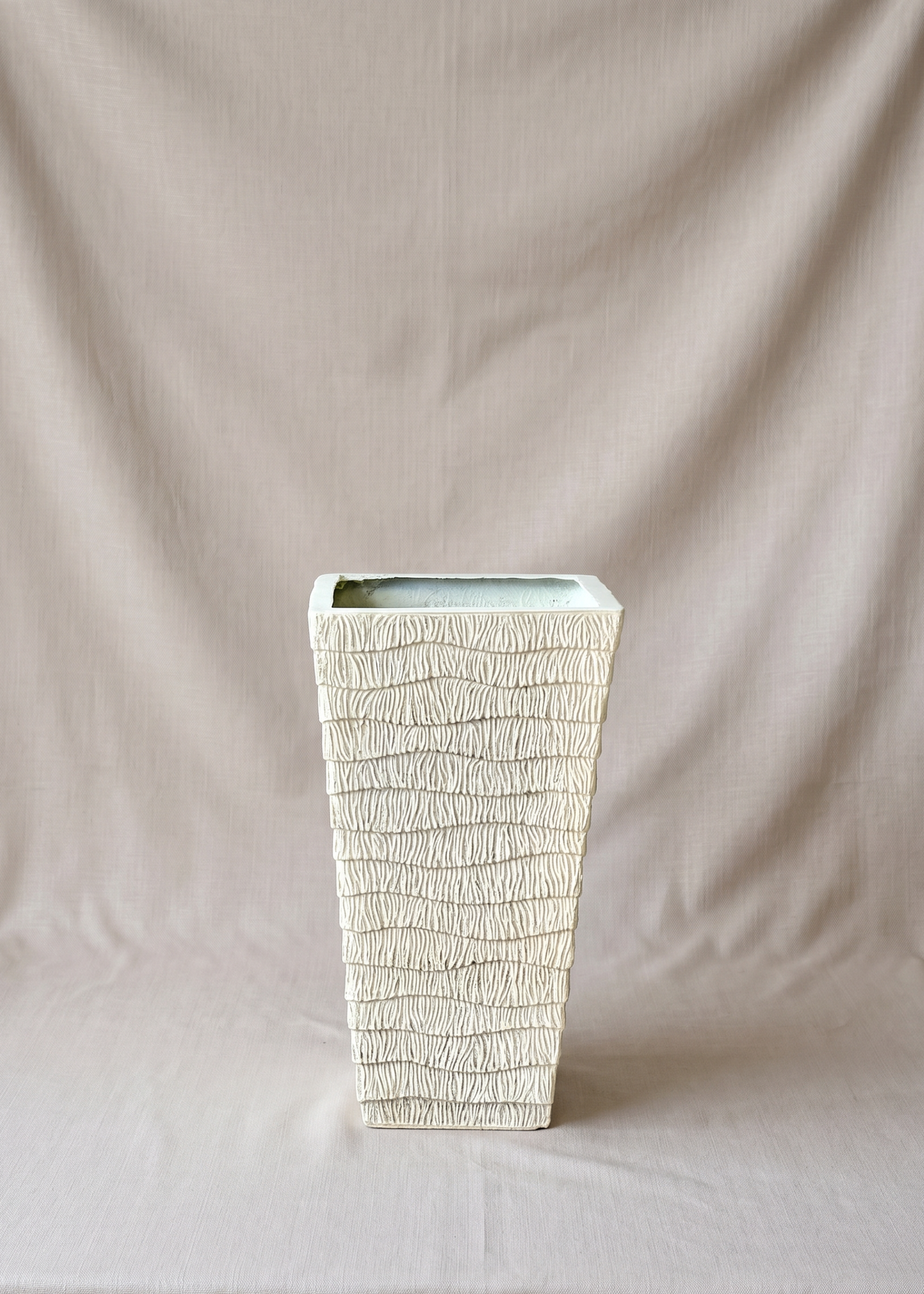 Carved Planters - Ivory