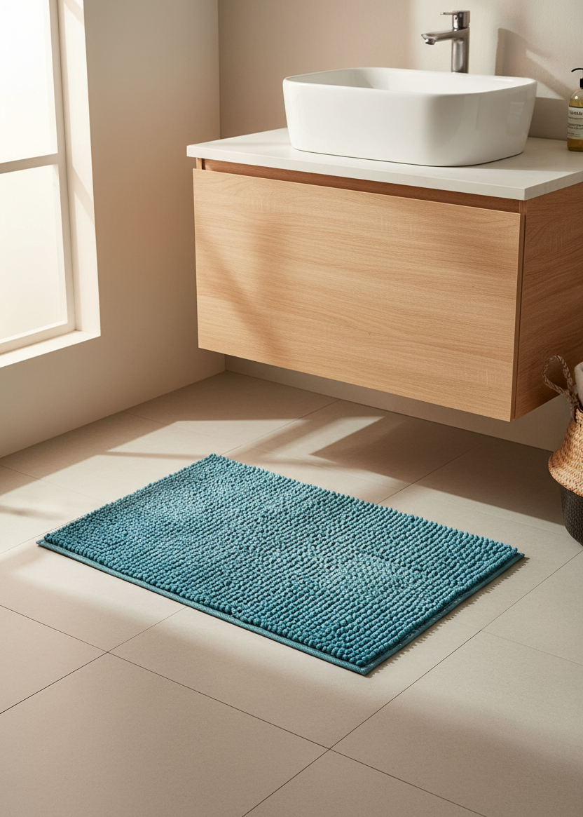 Aura Bath Mat - Turquoise