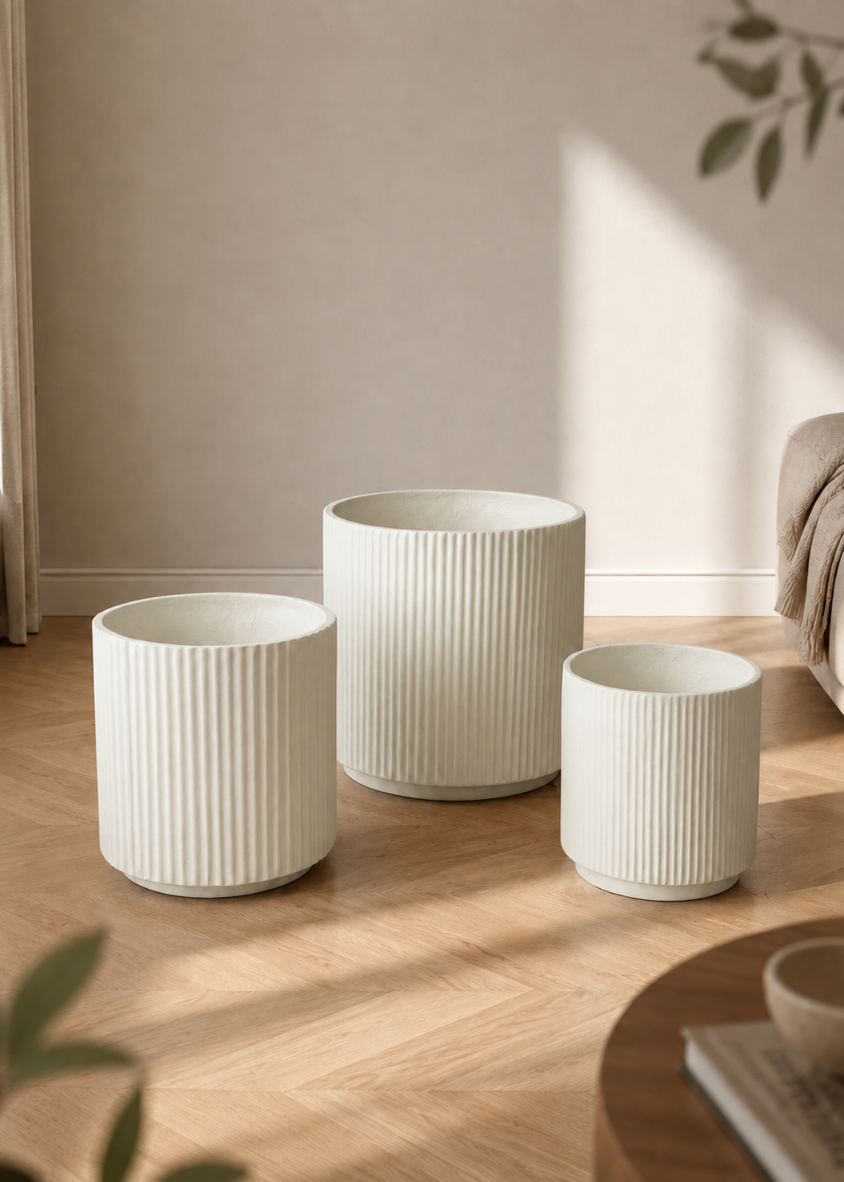 Linear Planters - White