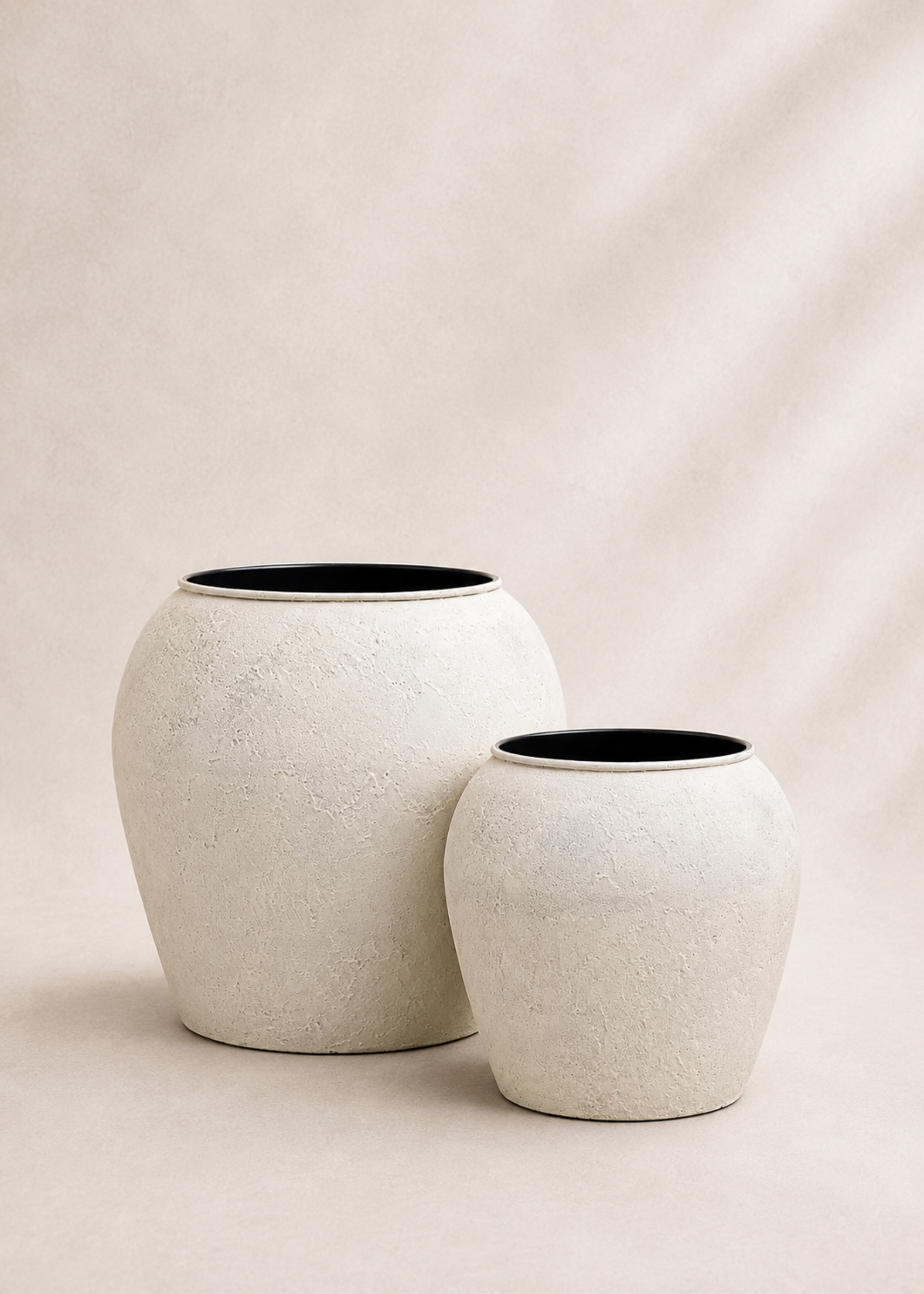 Mesa Planters - Rustic Ivory