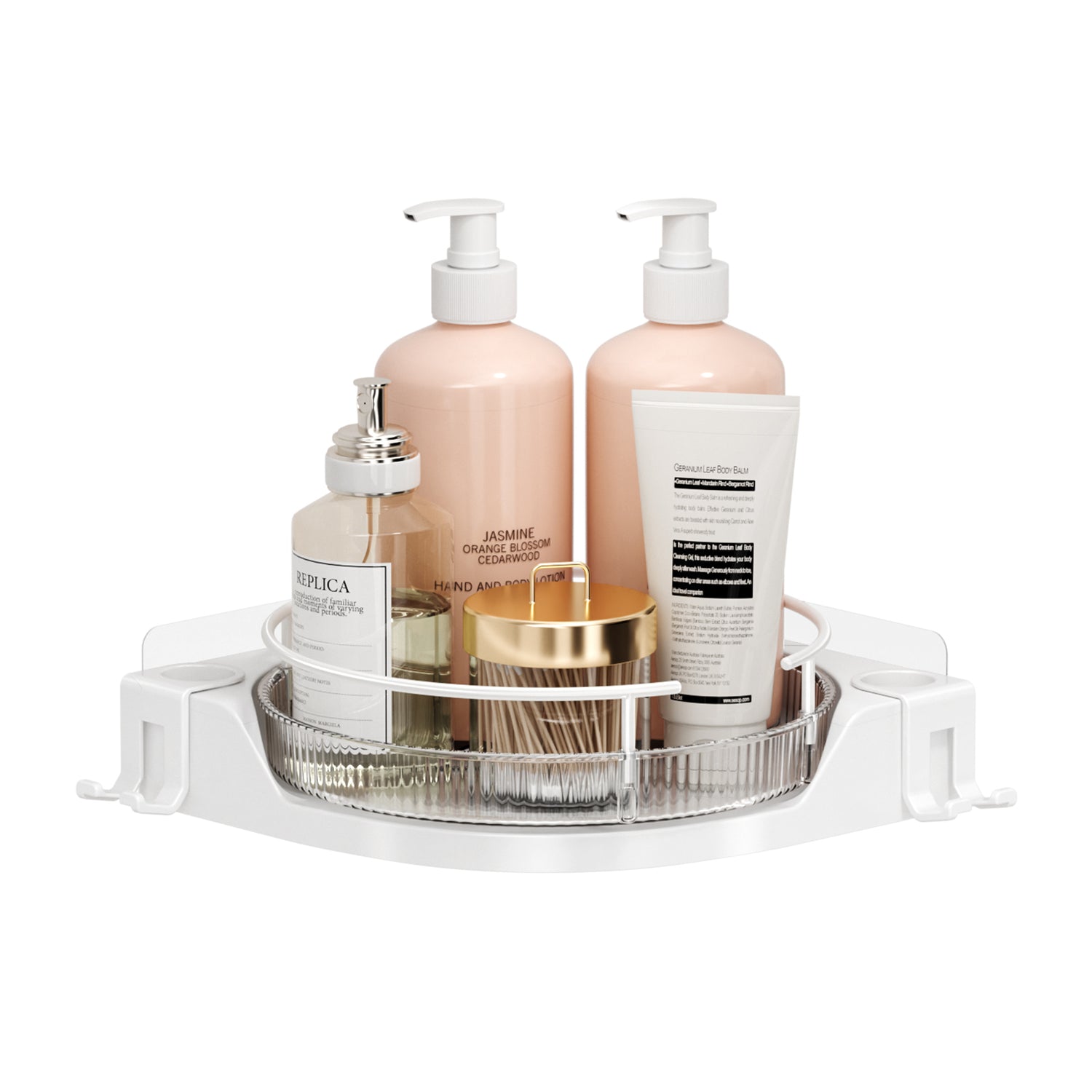 Corner Rotating Storage Rack - White