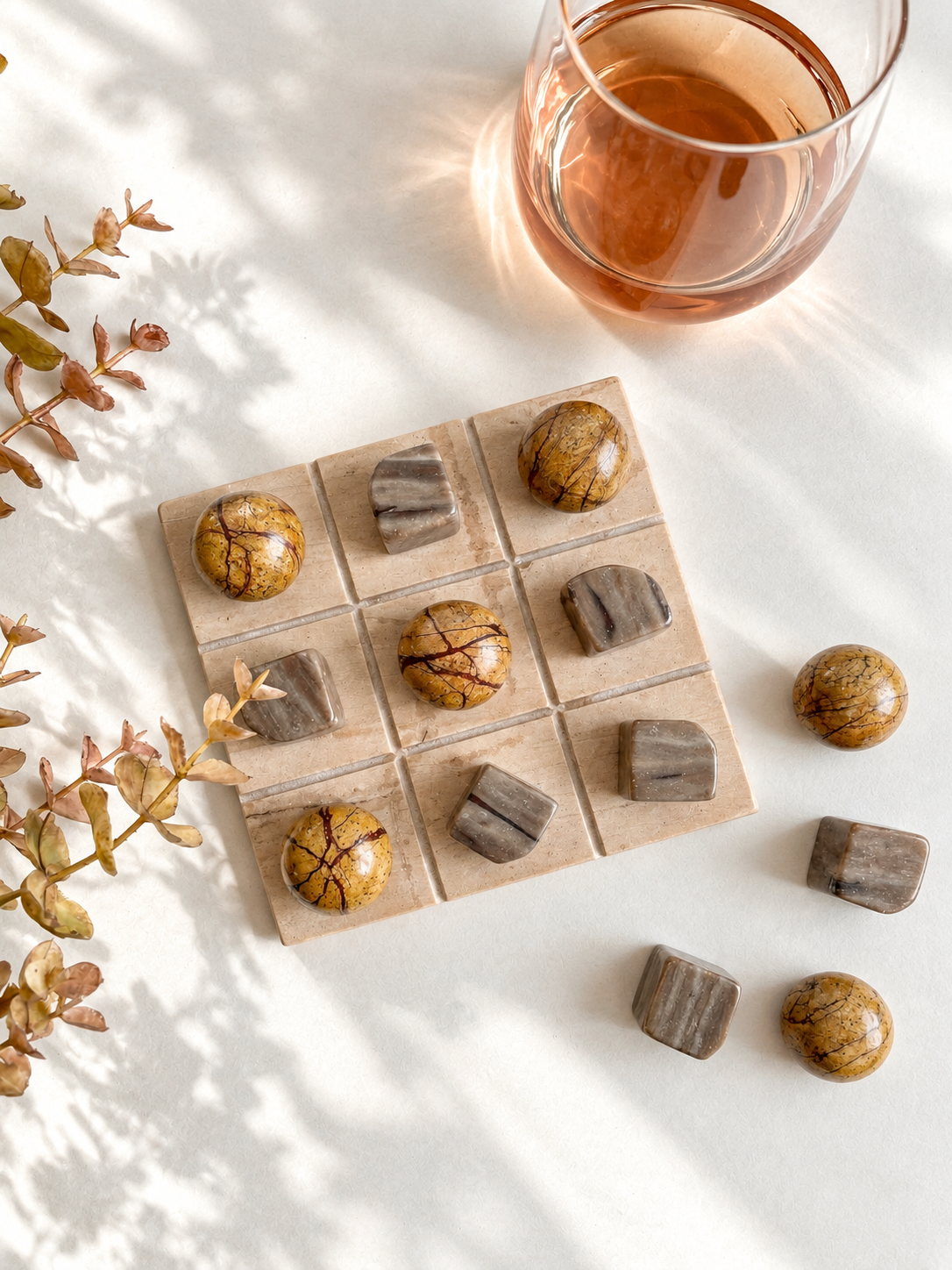 Bidasar Marble Tic Tac Toe