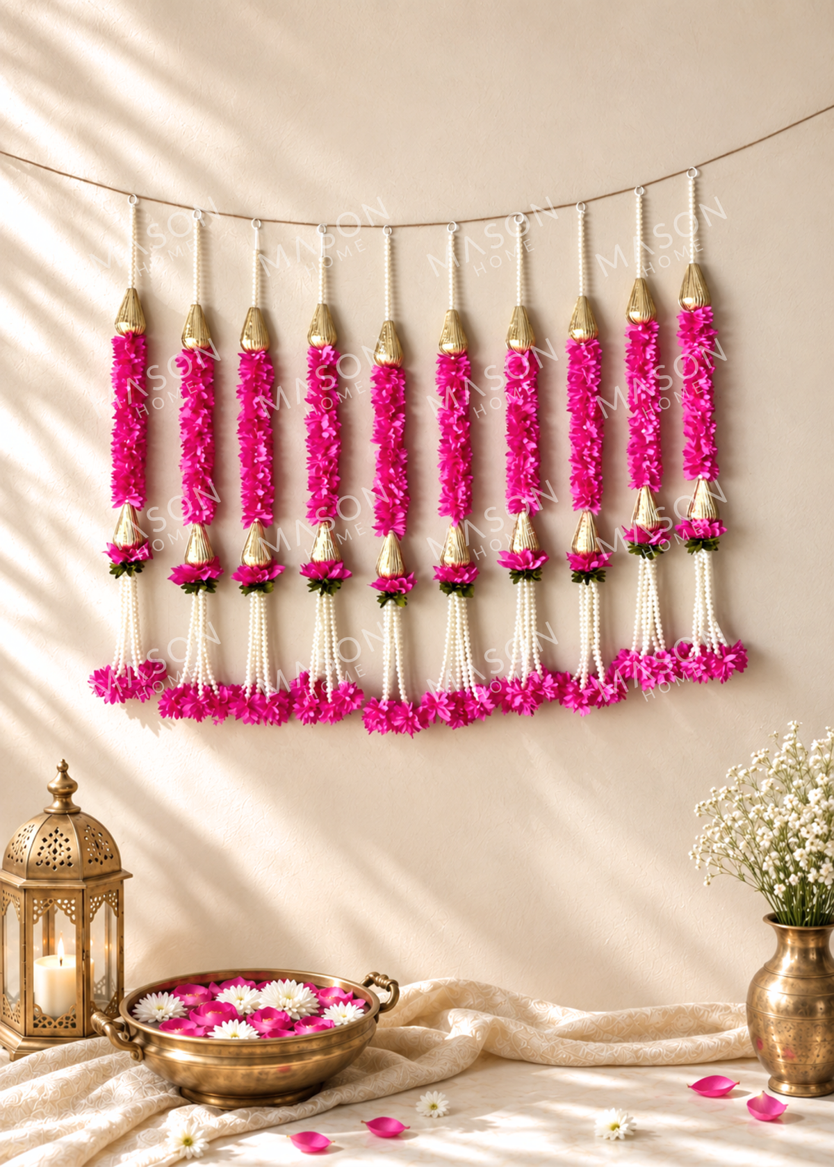 Festive Blush Royale Ladi - Set of 10