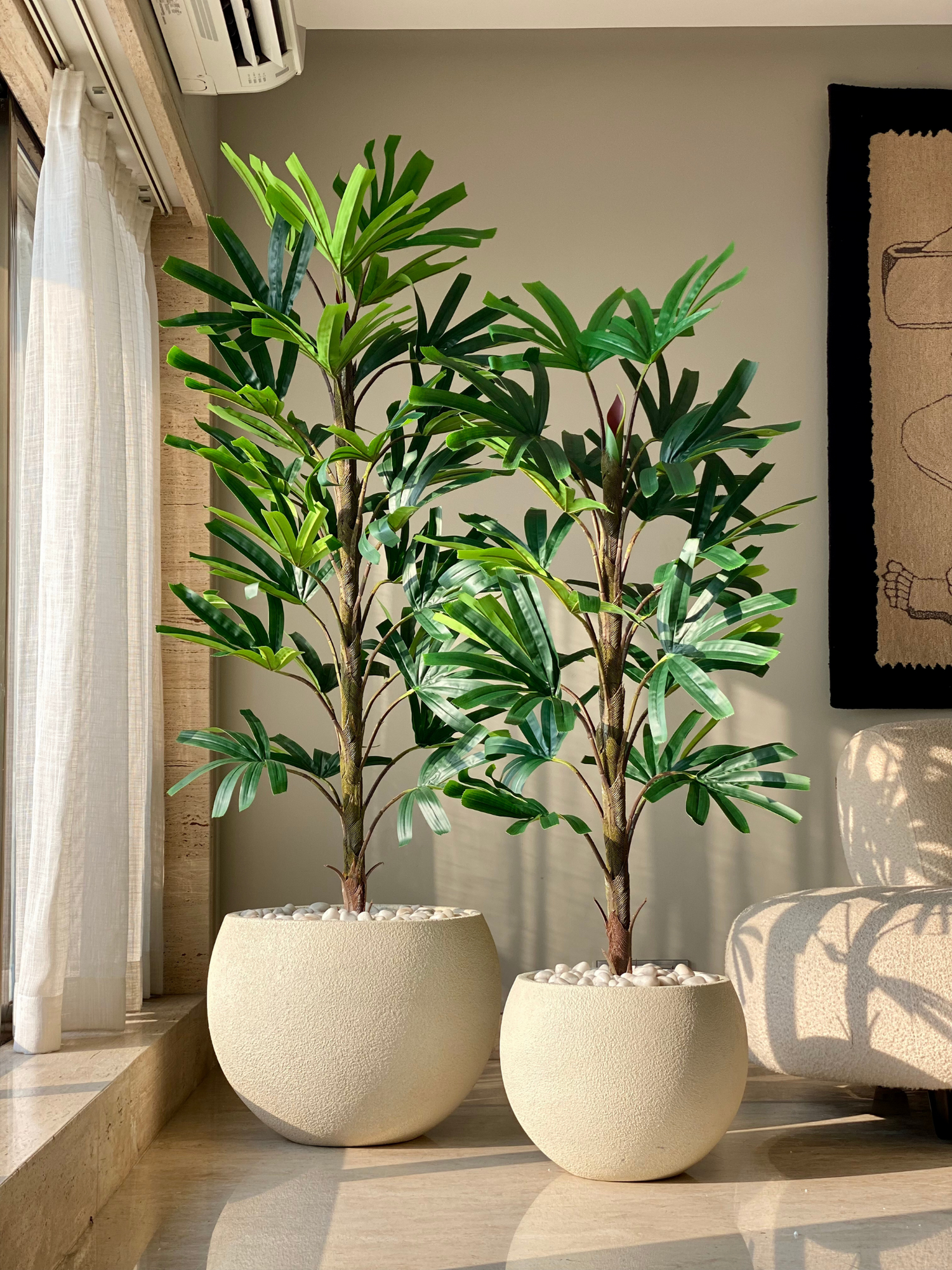 Artificial Rhapis Palm Plant -  6 Feet