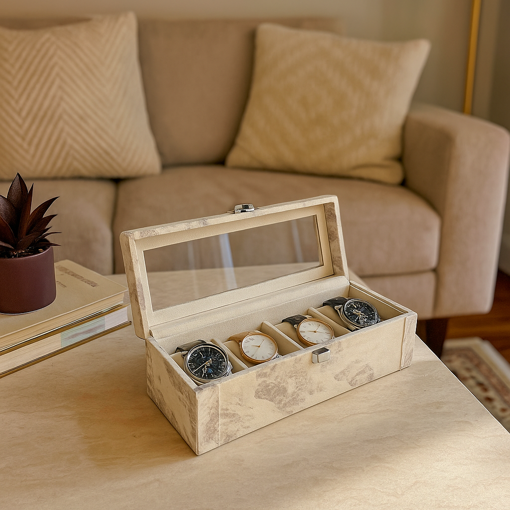 Indo Latte Watch Box - 4 Slots