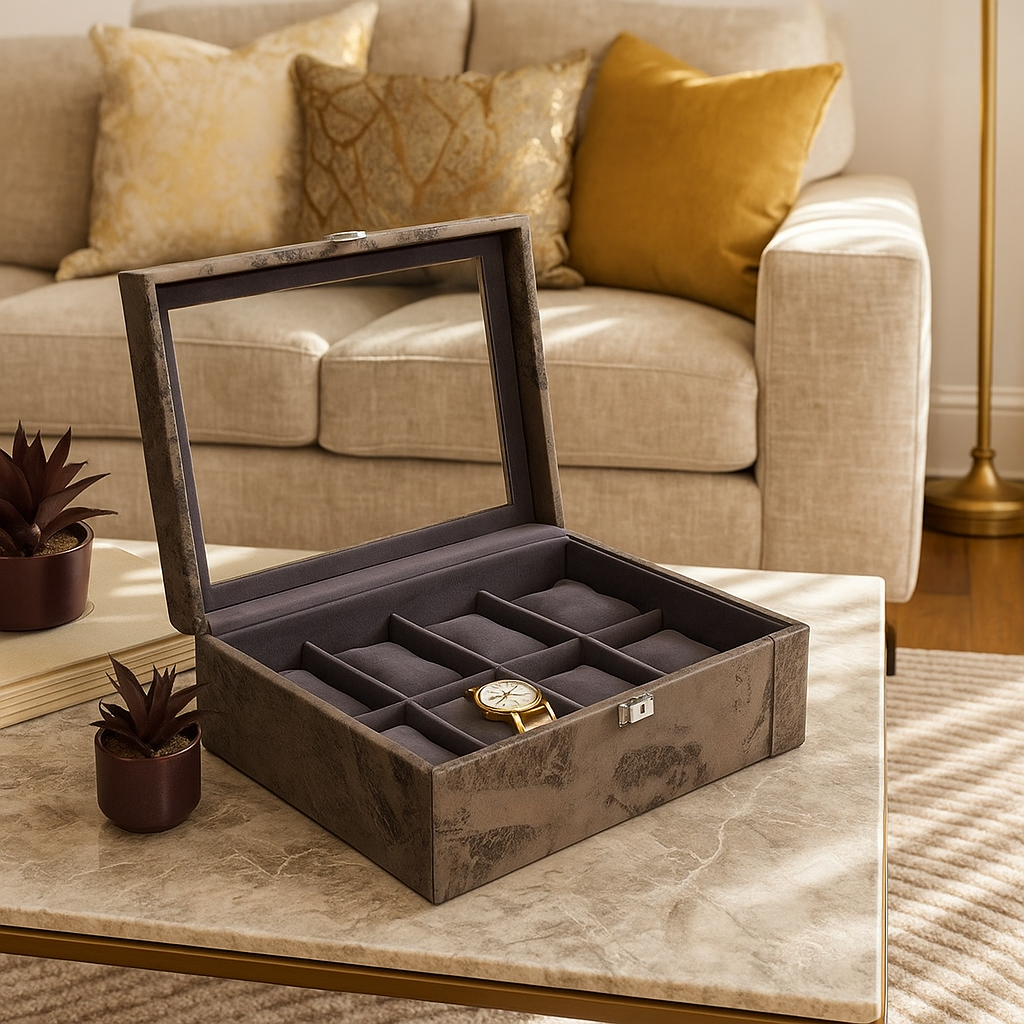 Indo Mocha Watch Box - 8 Slots