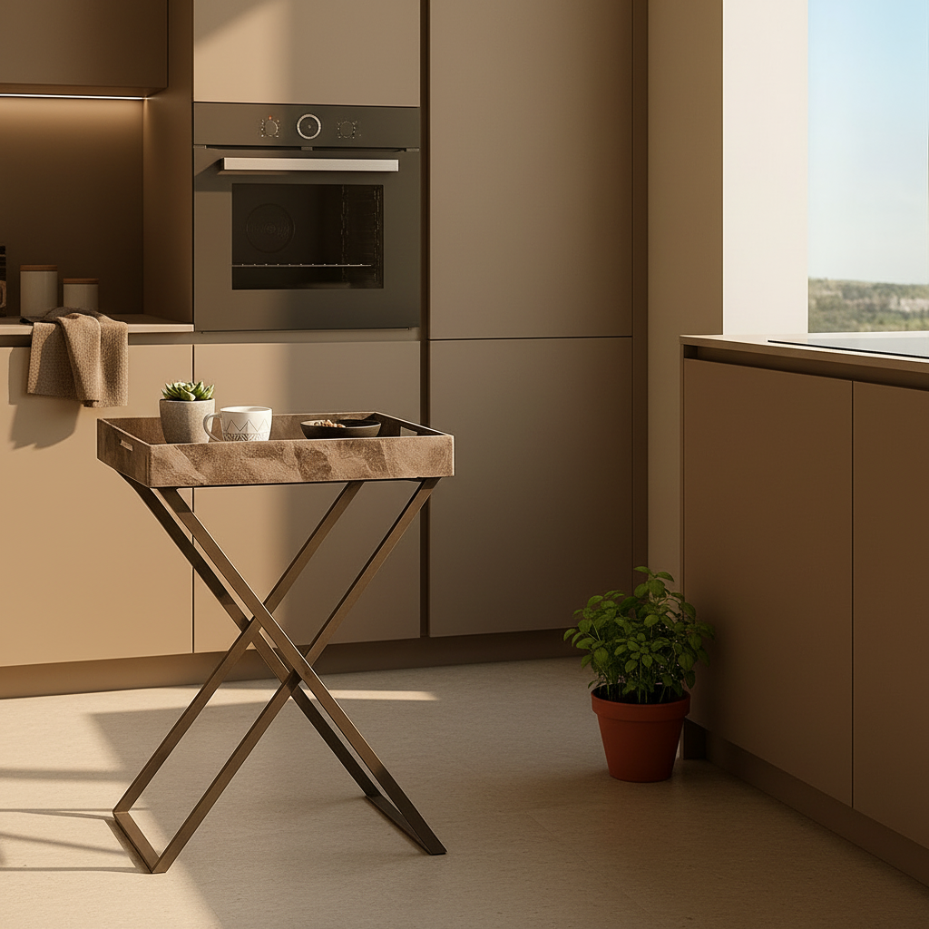 Indo Mocha Butler Tray Table